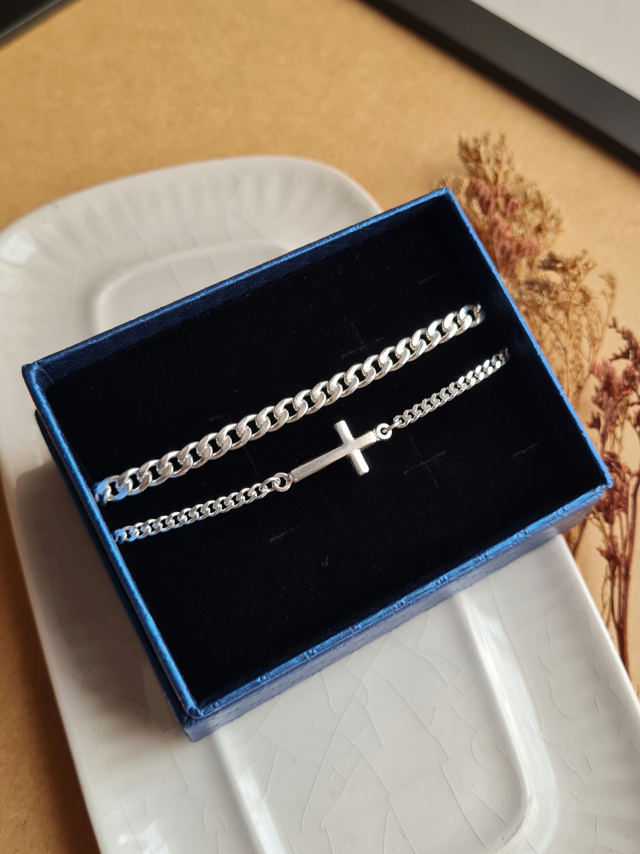 Pulsera Lomo de Corvina Doble & Cruz - P950