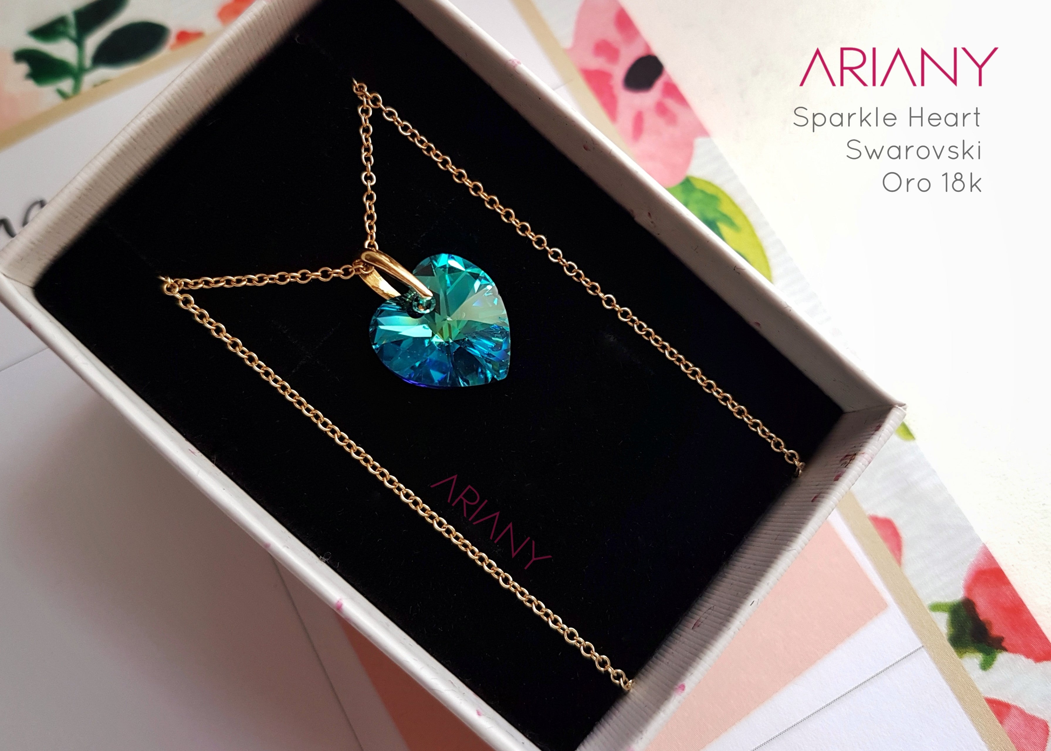 Dije Corazon Swarovski - Oro 18k