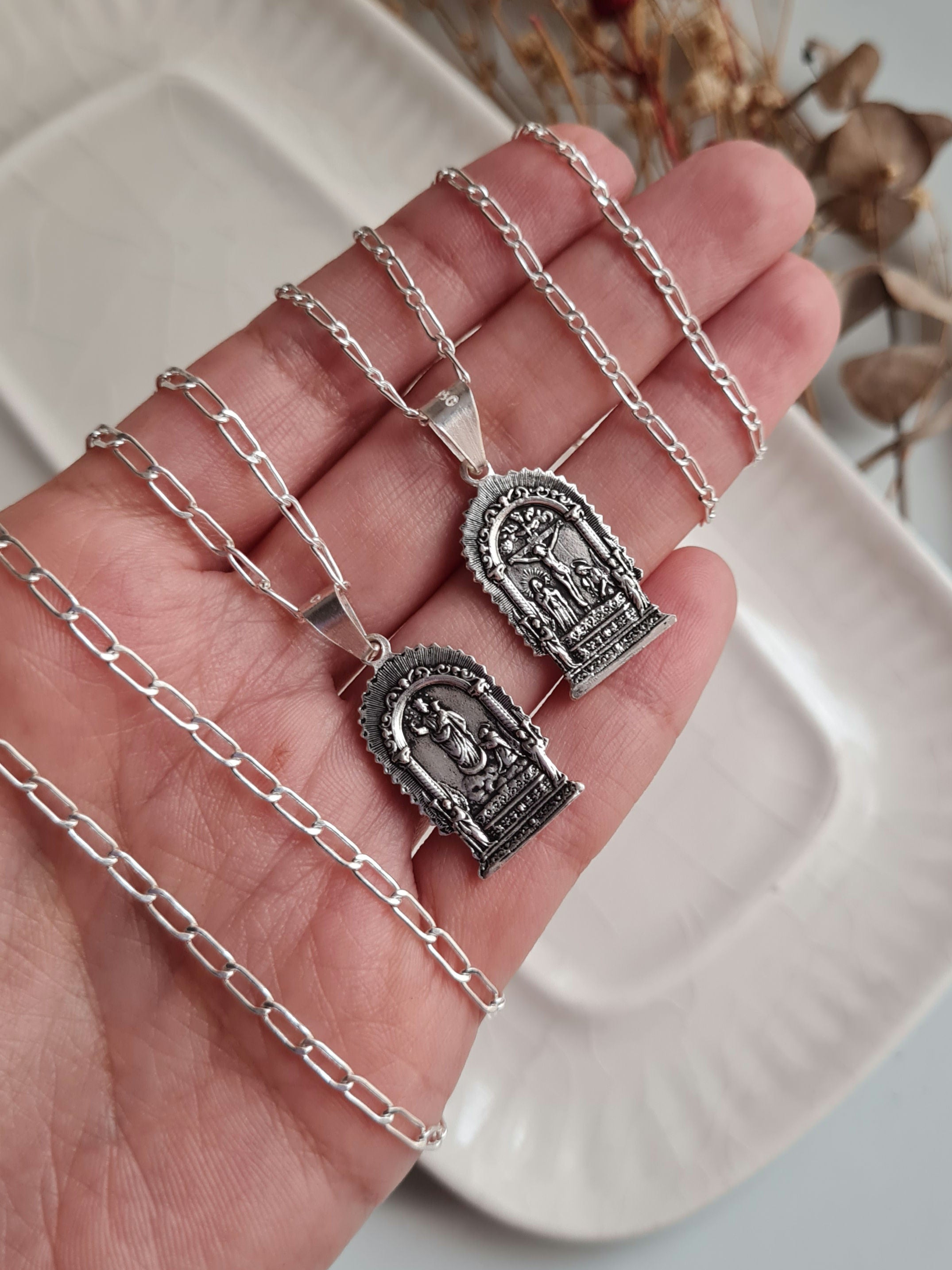 Cadena Señor de los Milagros & Virgen de la Nube - P925/950