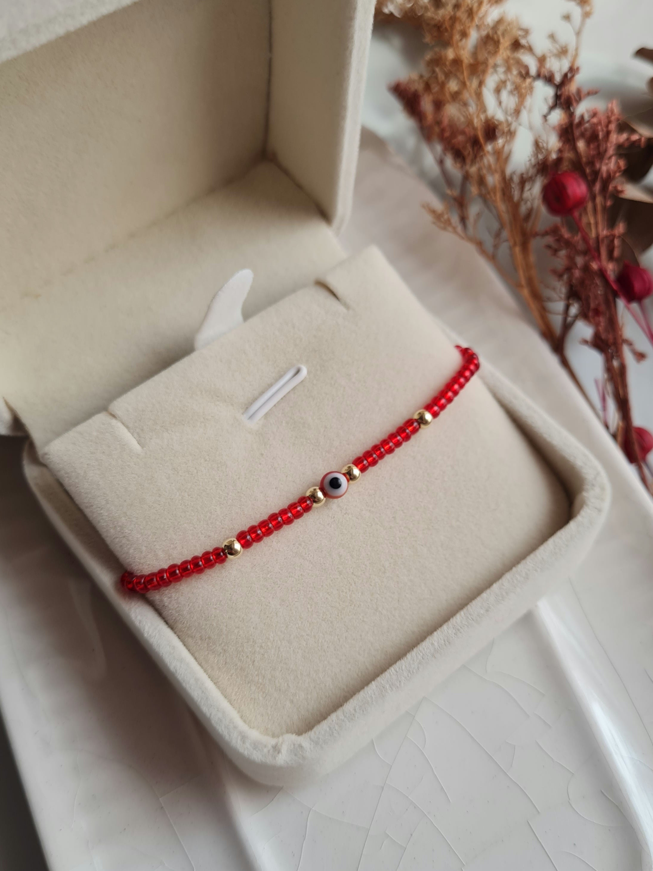 Pulsera Protección Ojo Turco - Oro 18k