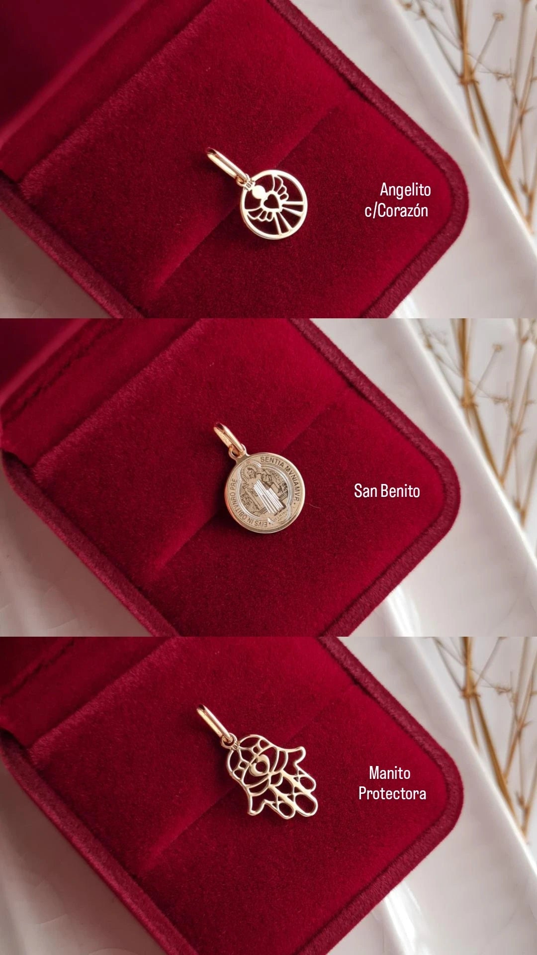 Dije Mano Protectora - Oro 18k