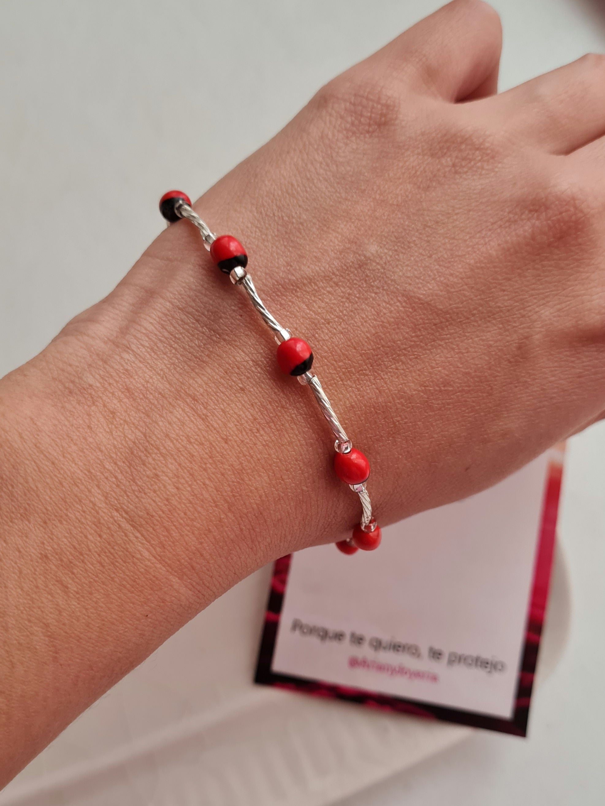 Pulsera Canutto & Huayruros - Plata 950