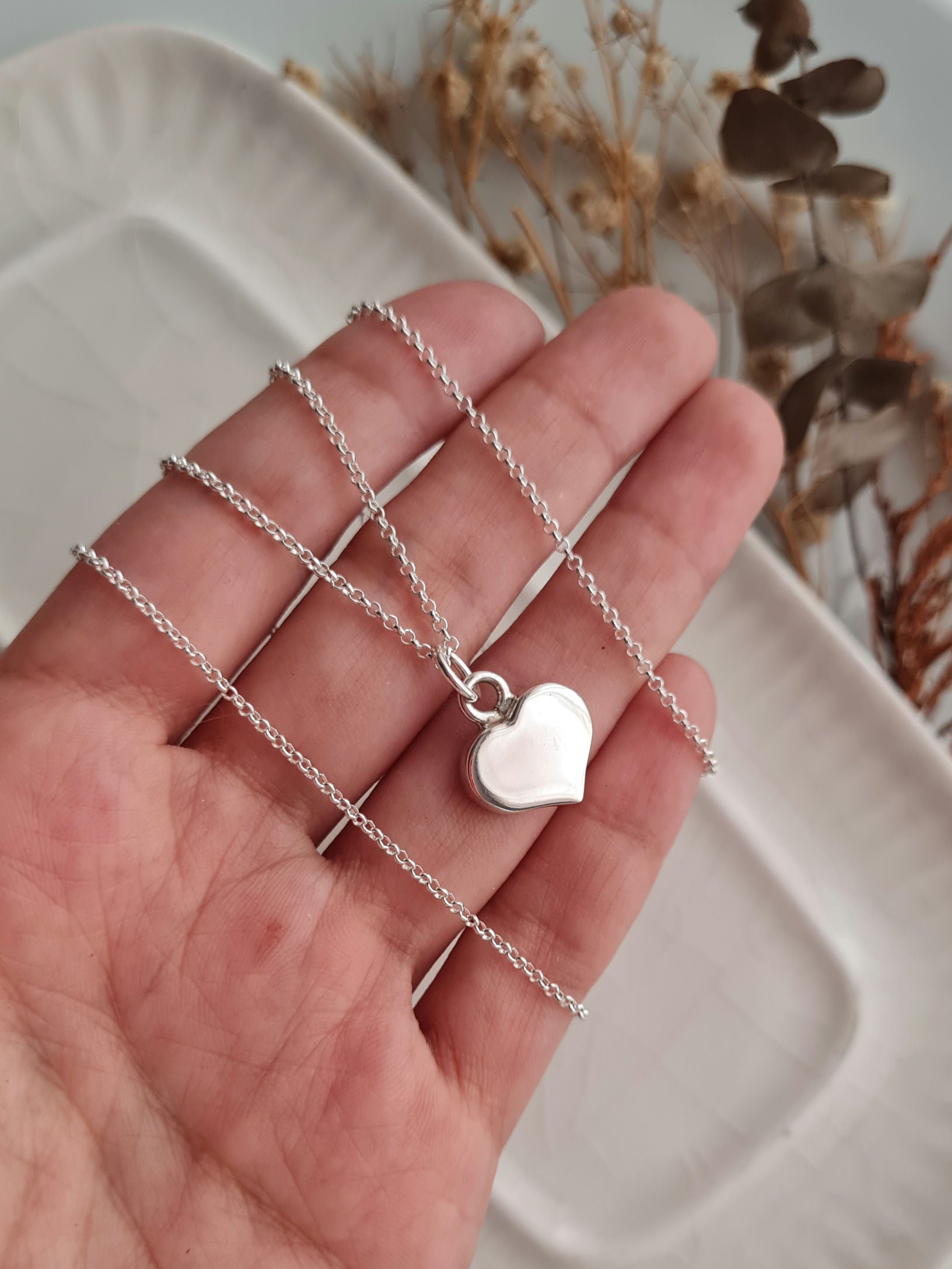 Cadena Corazón Personalizable - Plata 925/950