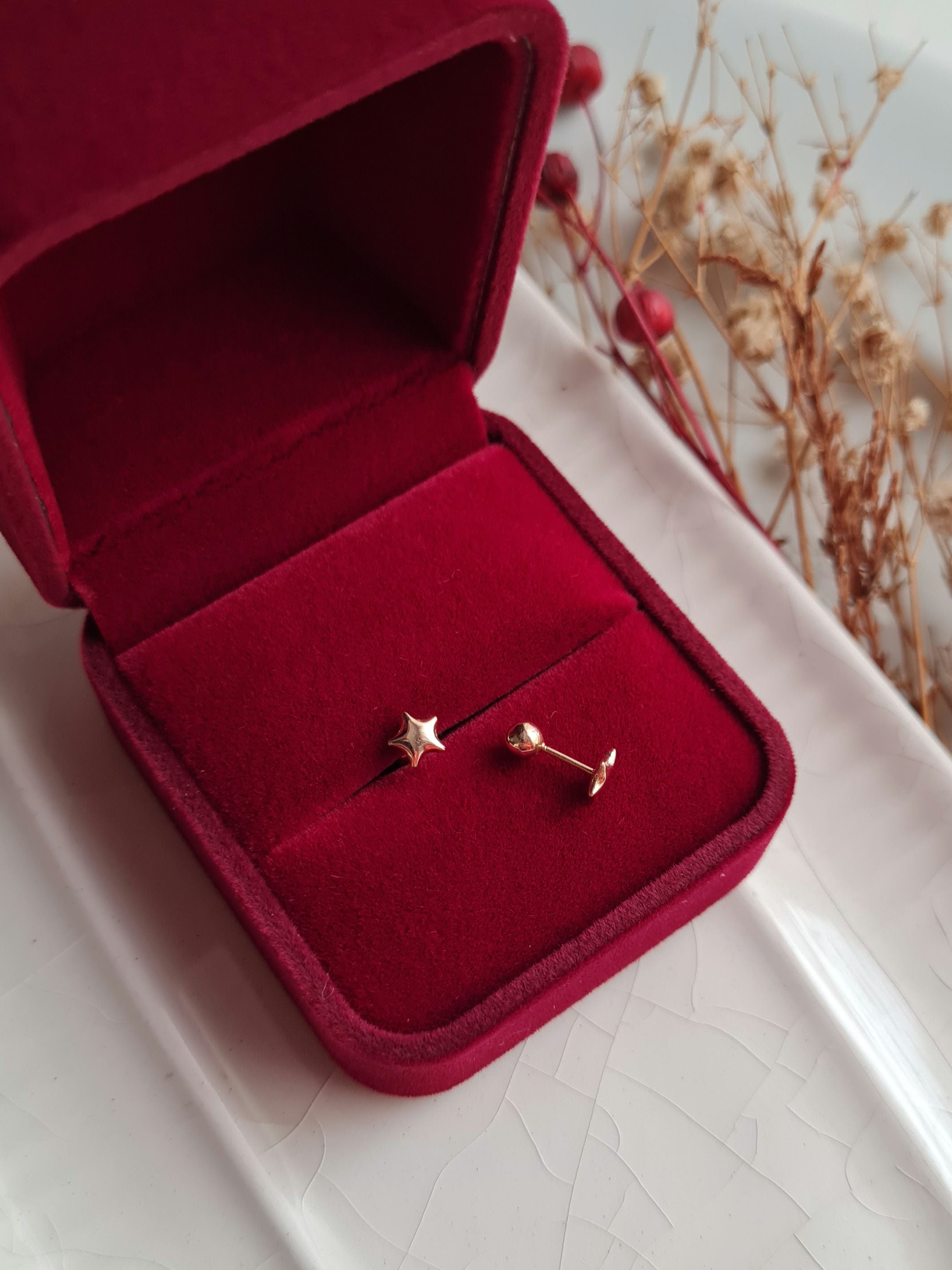 Aretes Estrella de los Deseos - Oro 18K