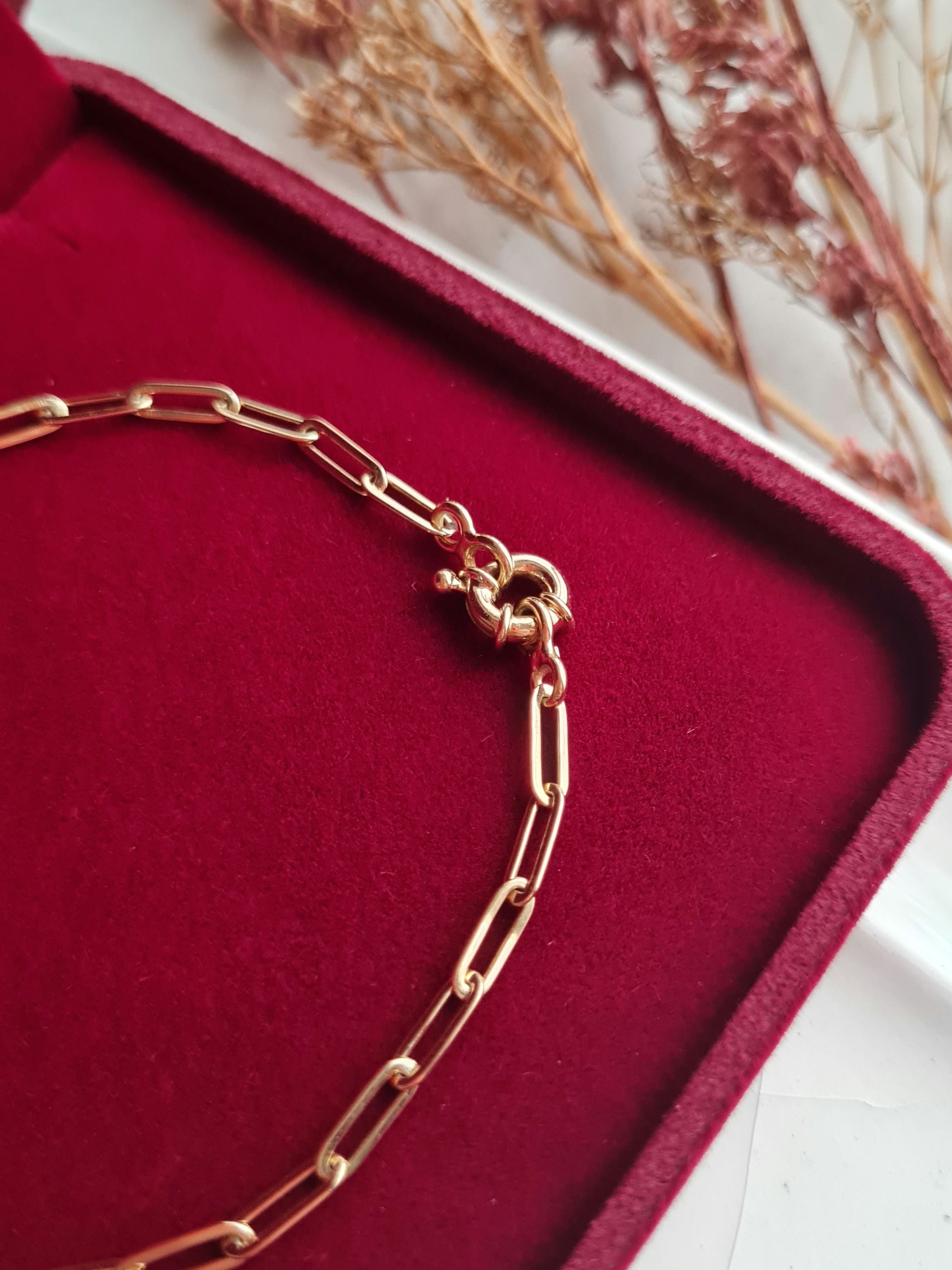 Pulsera Clip Thin - Oro 18k