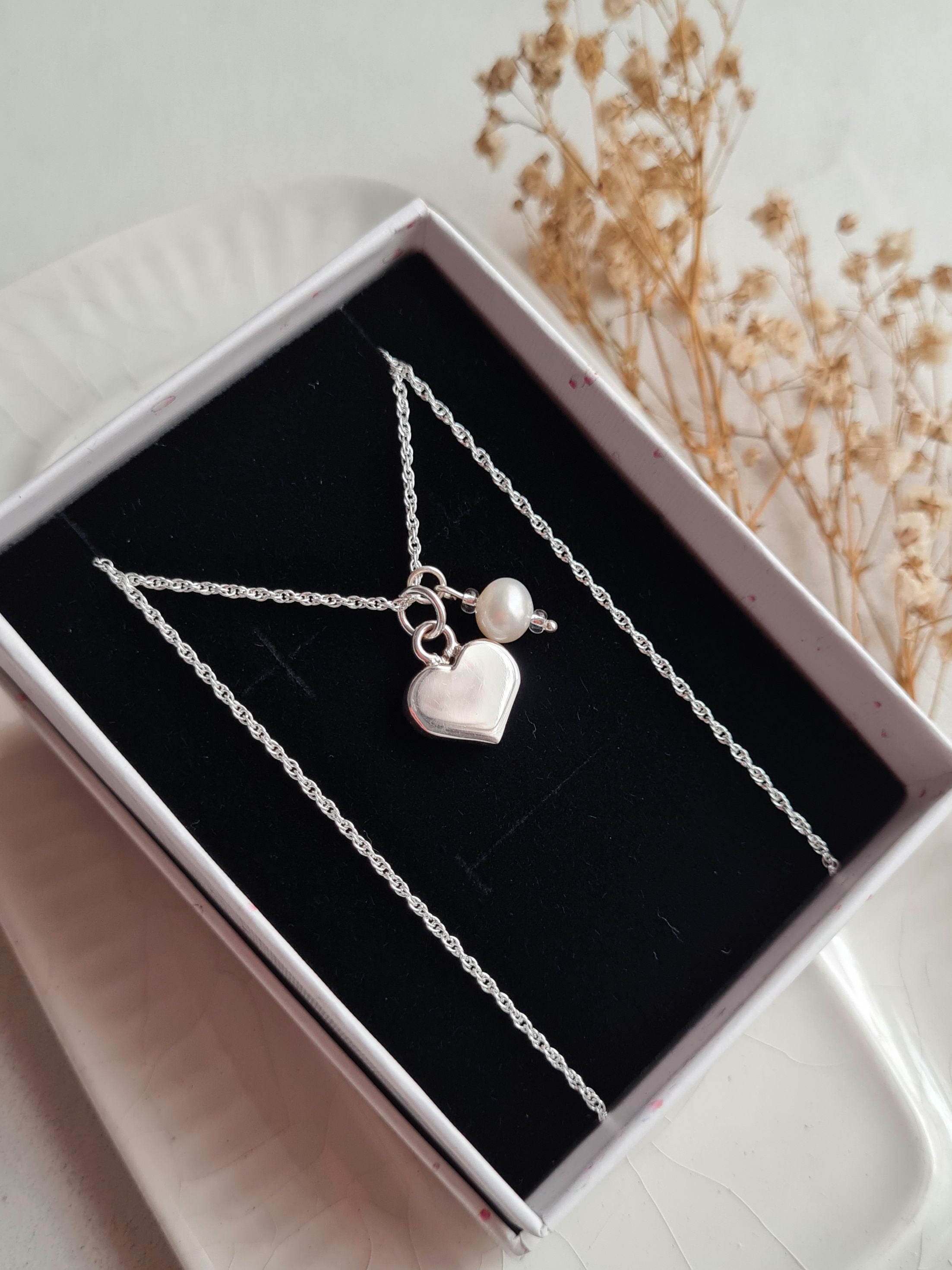 Cadena Love & Pearls - Plata 925/950