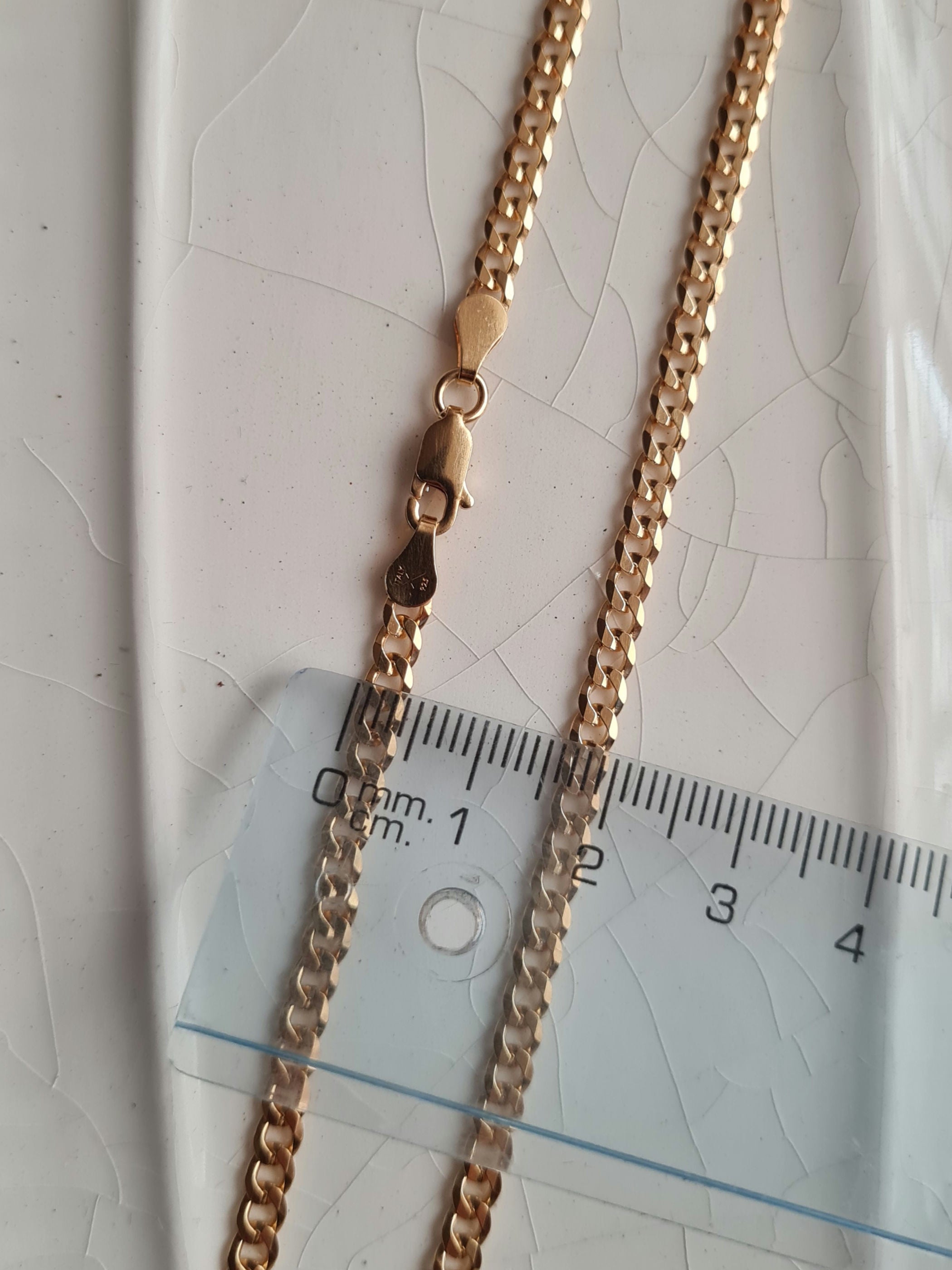 Cadena Lomo de Corvina Italiano - P925 Micrada 18k (Sin dije)