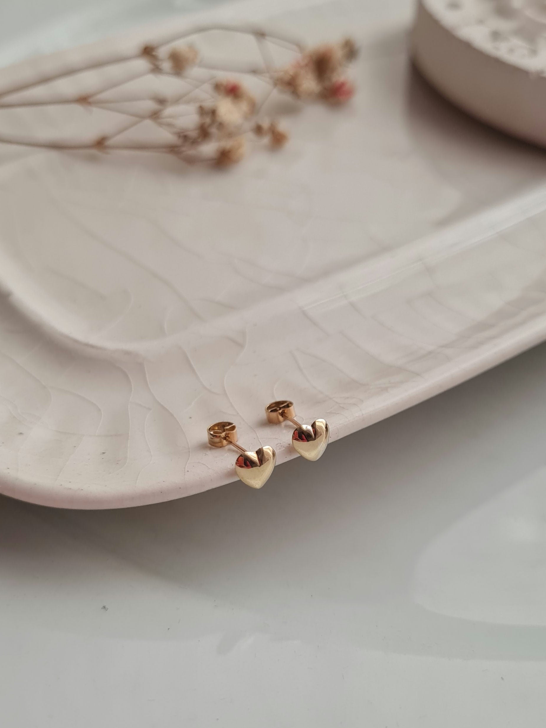 Aretes Abridor Bebe Recien Nacida - Oro 18k