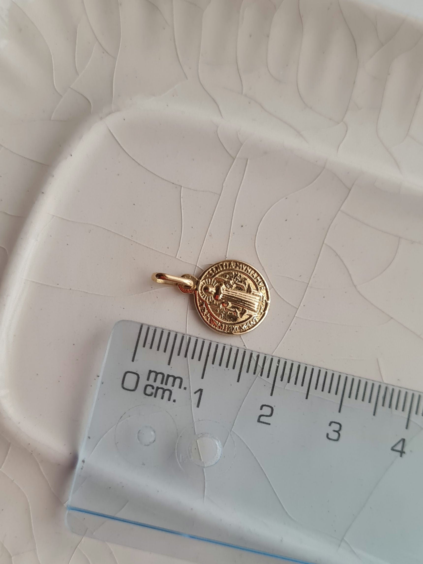 Dije San Benito Classic - Oro 18k