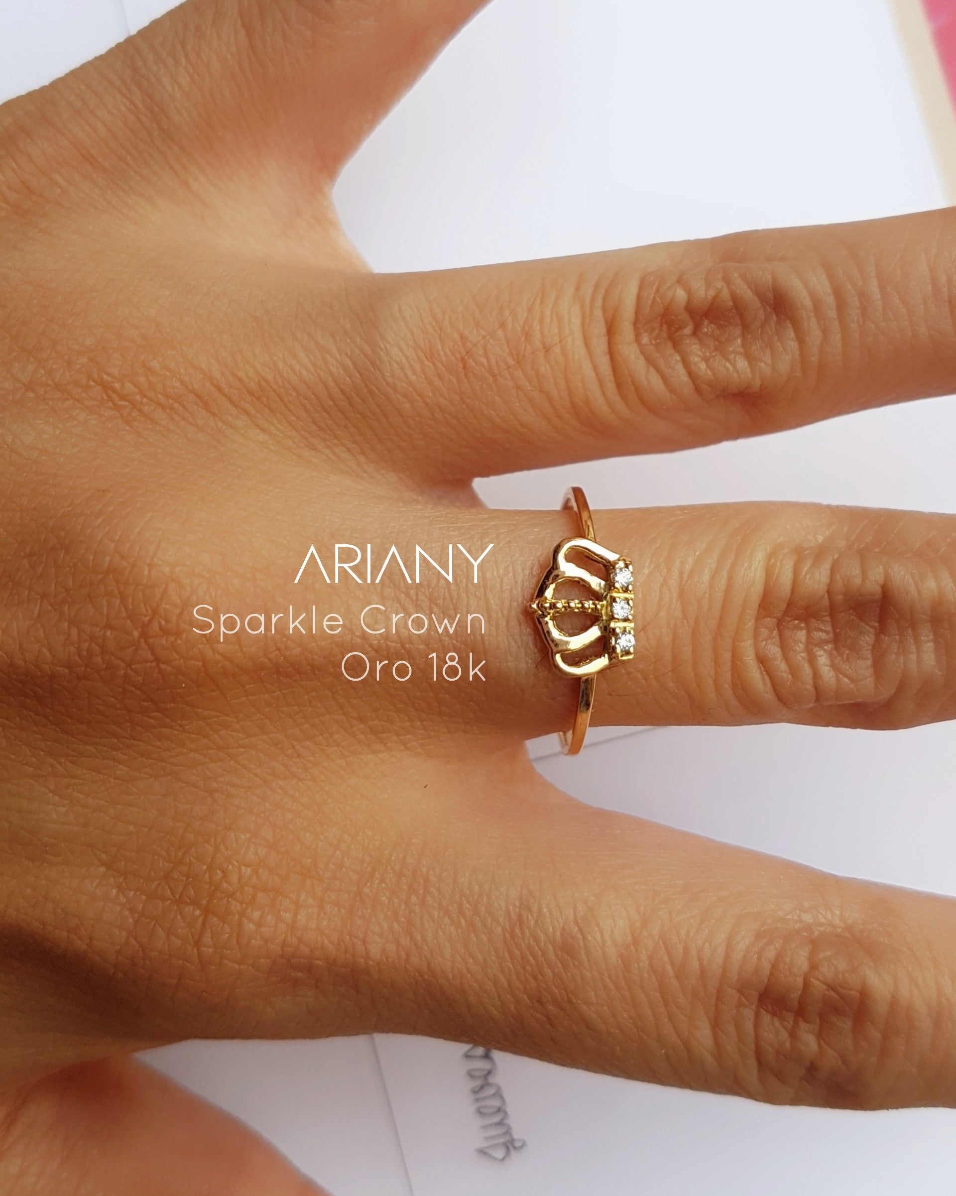 Anillo Corona - Oro 18k