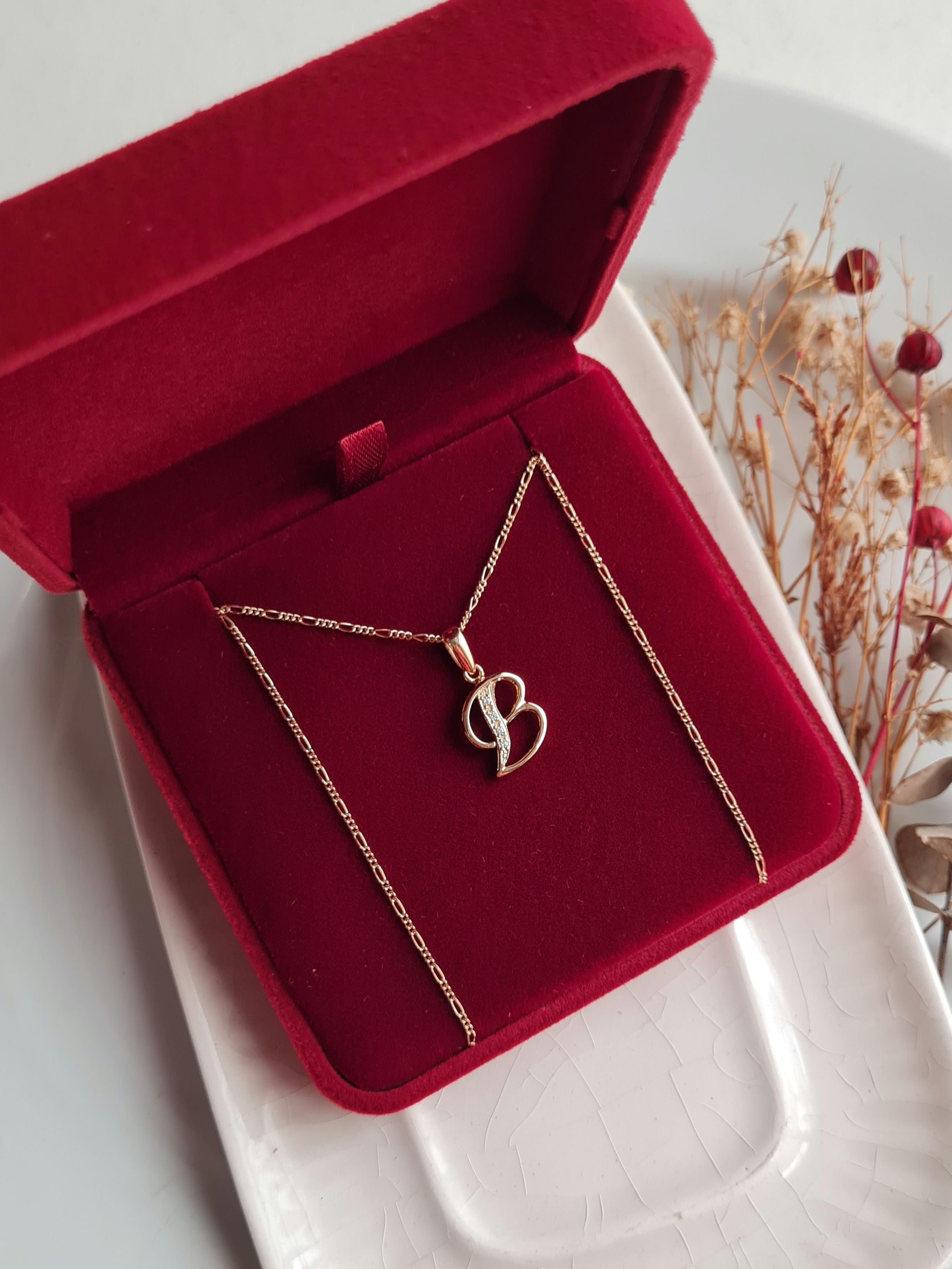 Dije Inicial Swarovski - Oro 18k