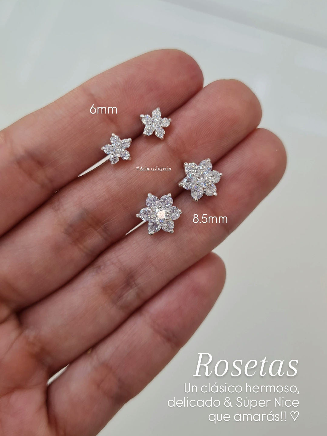 Aretes Roseta - P950