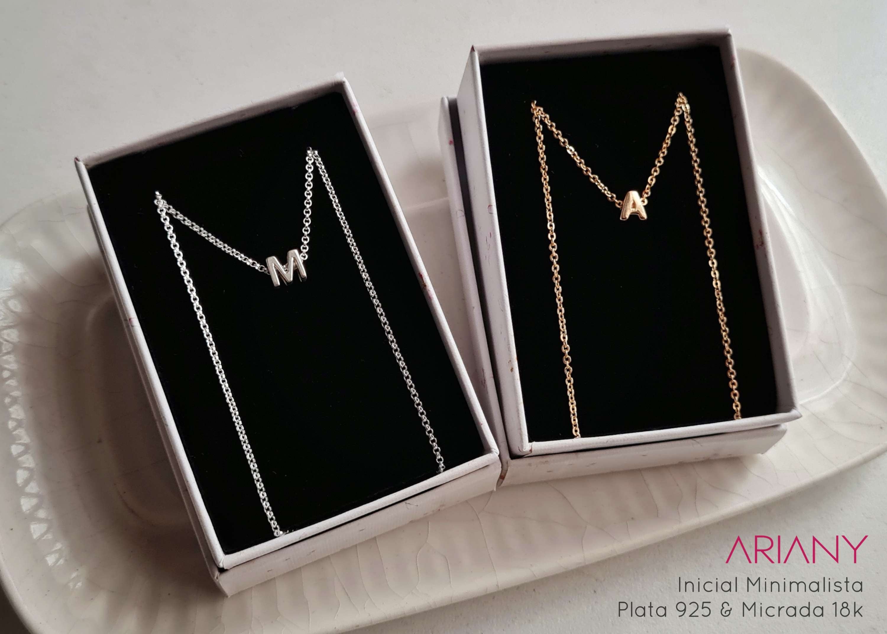 Cadena Inicial Minimalista - P925/950 Micrada Oro 18k