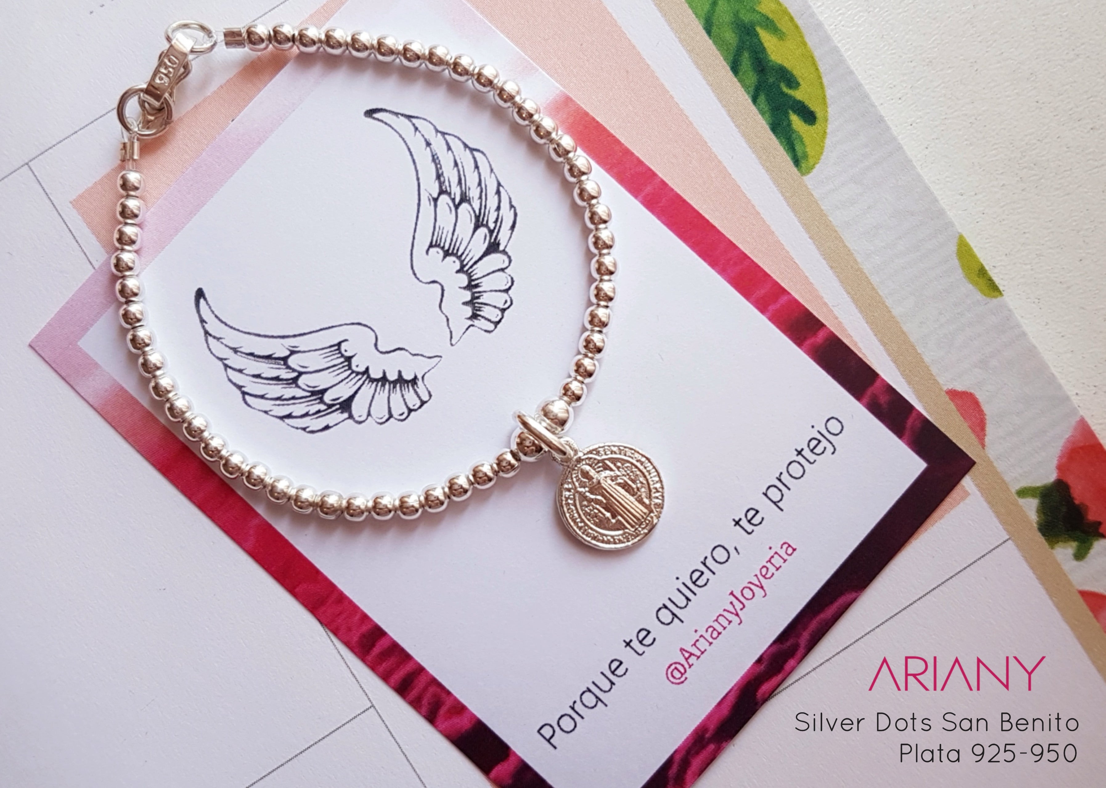 Pulsera Silver Dots San Benito - P925/950