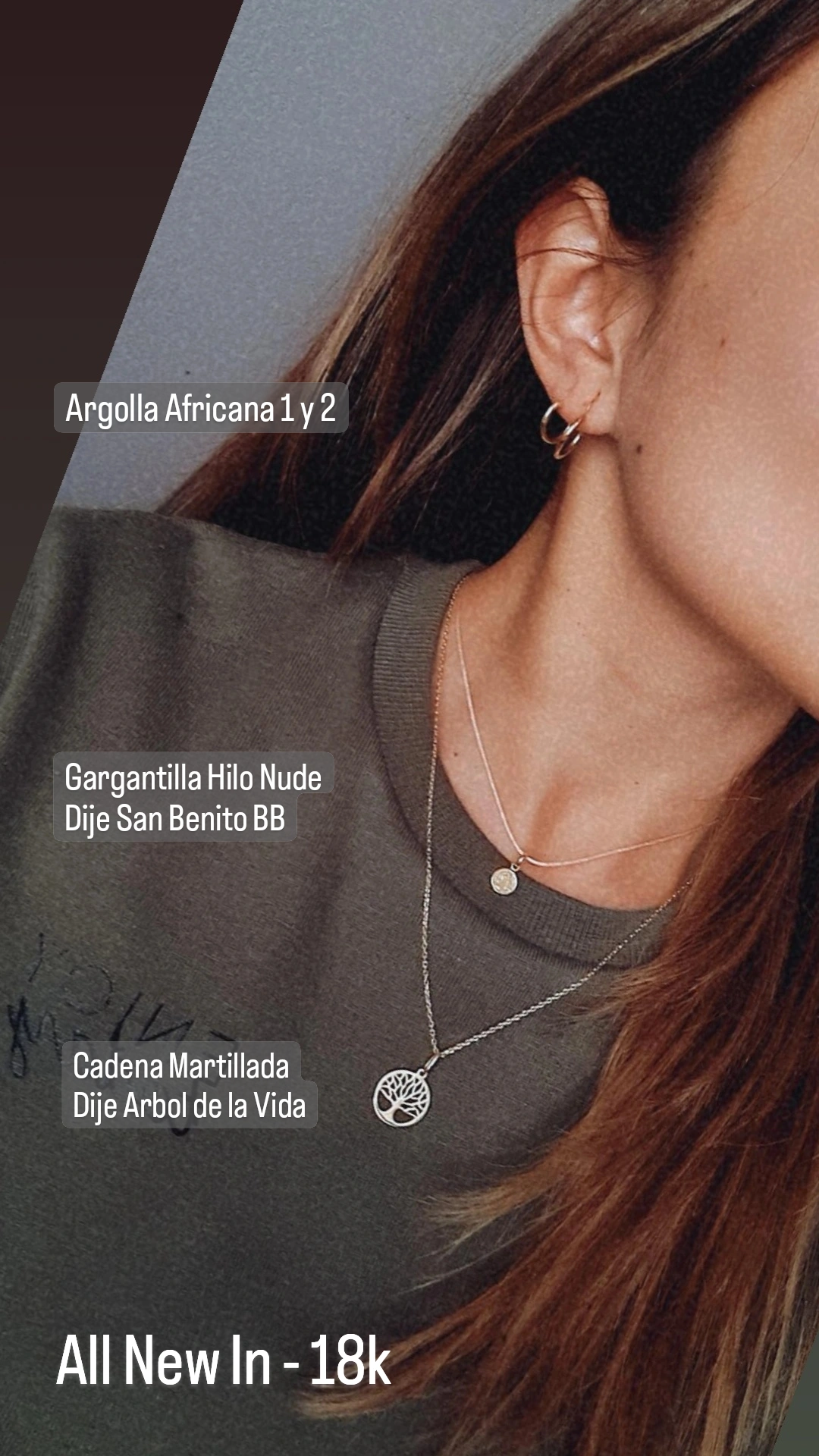 Dije San Benito Charm - Oro 18k