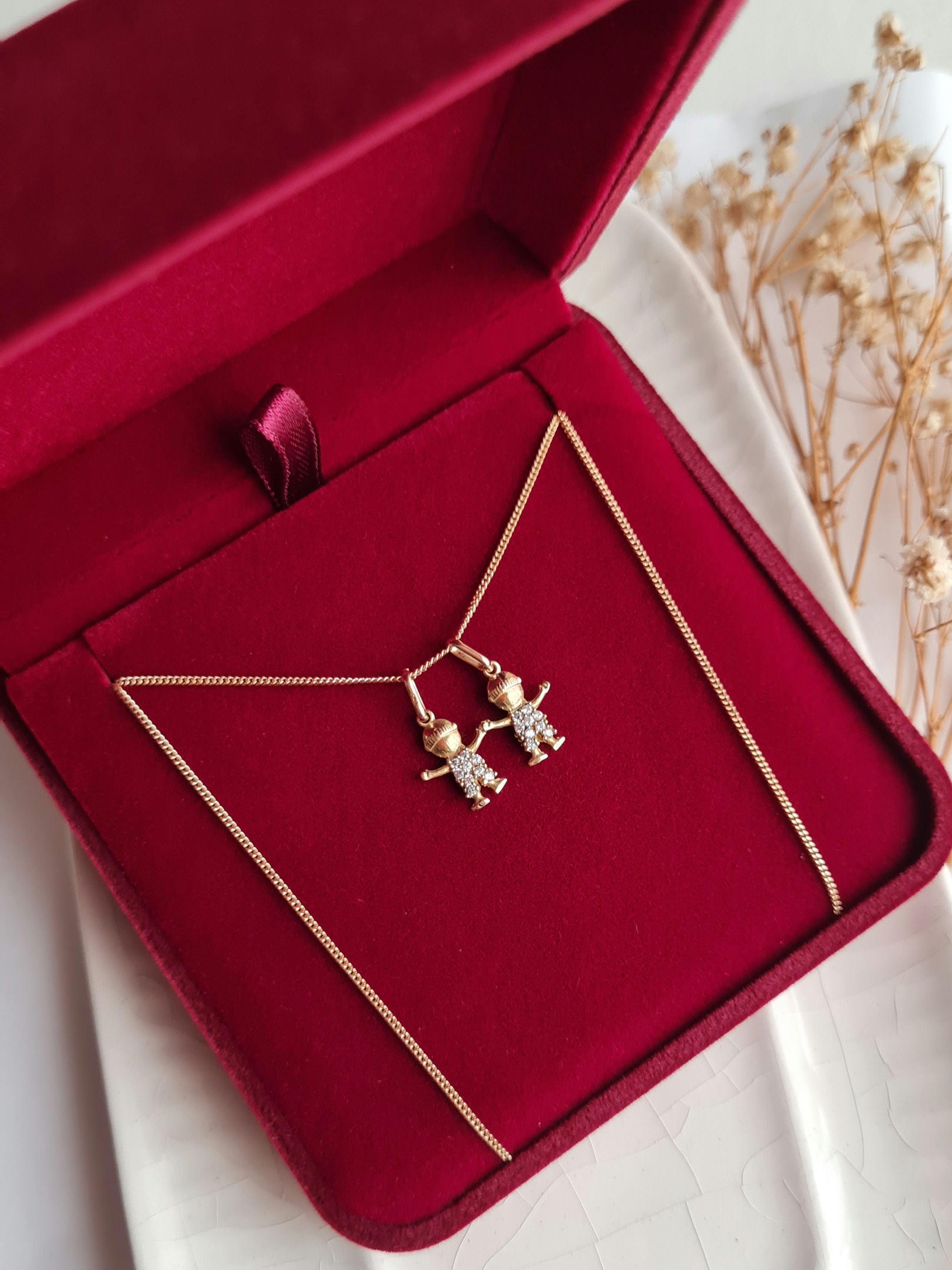 Dije Niño Sparkle Italiano - Oro 18k