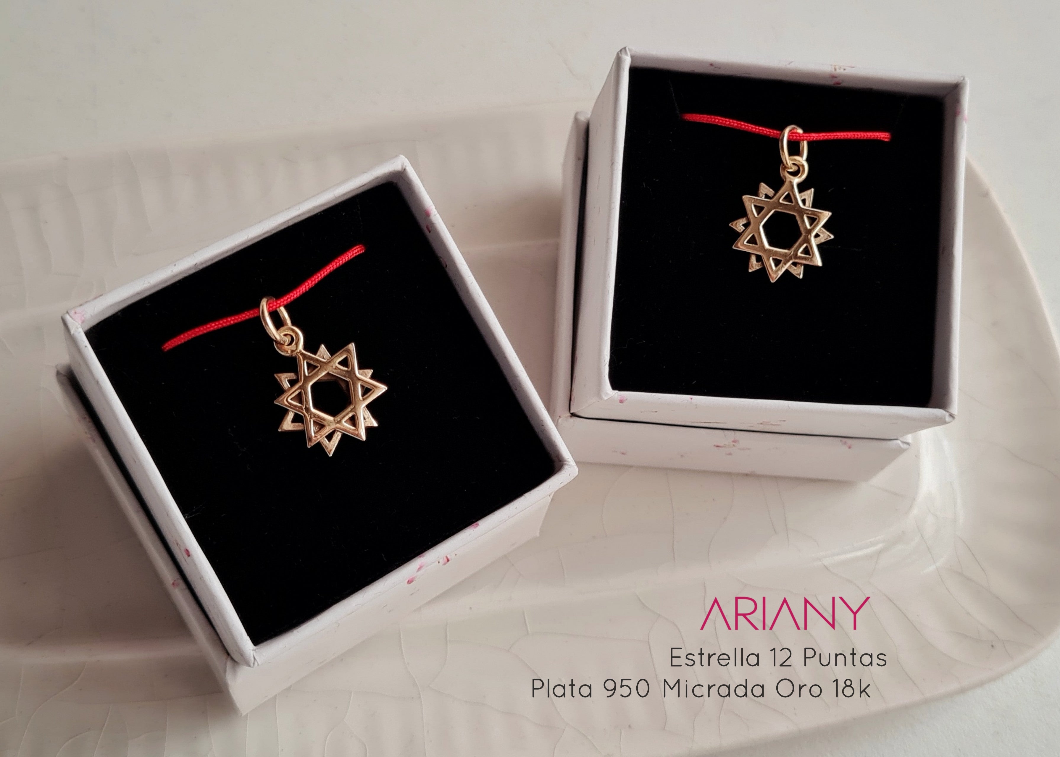 Dije Estrella 12 Puntas - P950 Micrada 18k