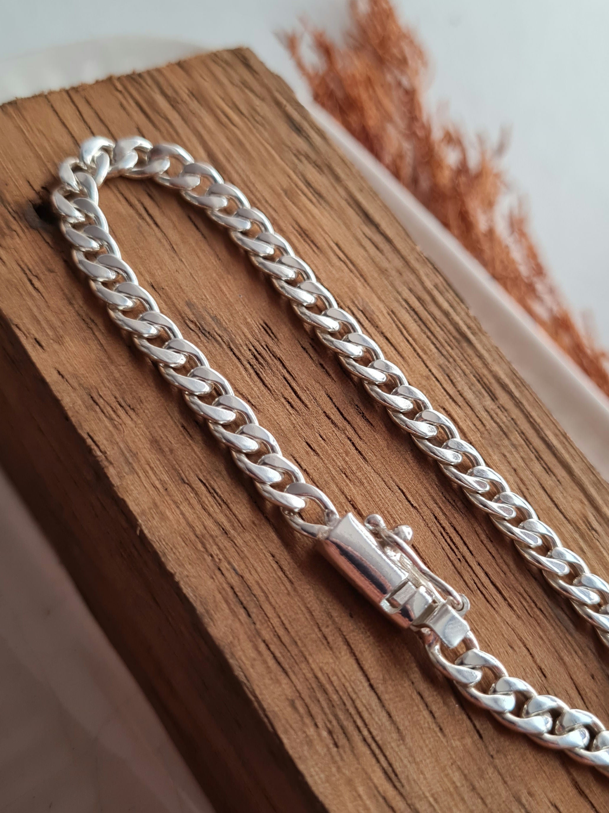 Pulsera Lomo de Corvina - Plata 950