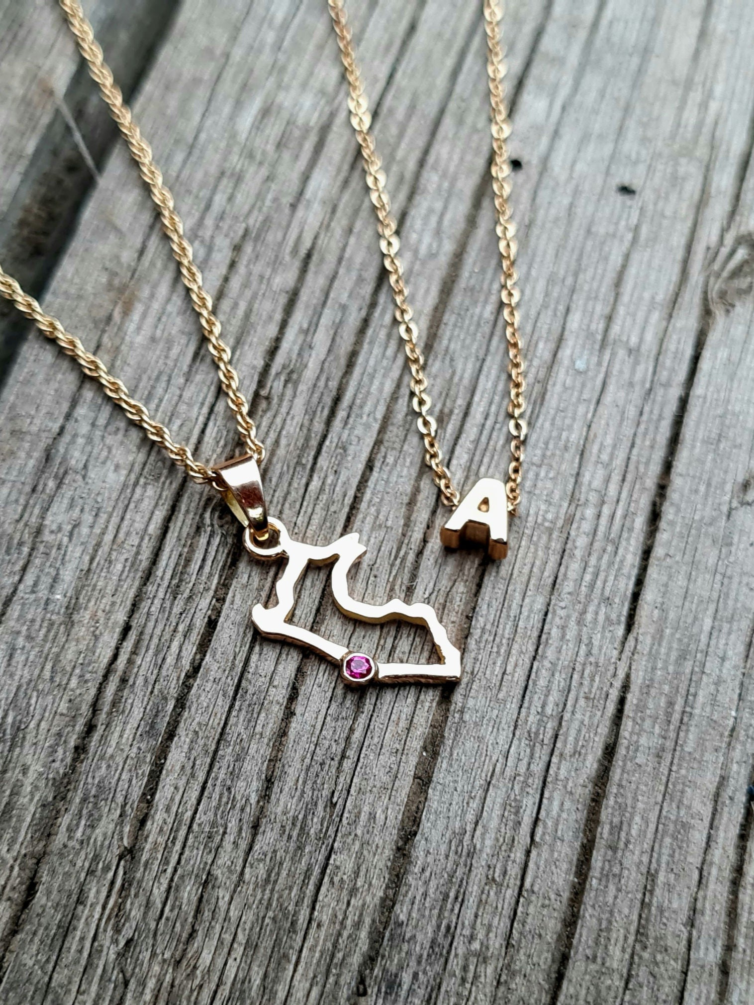 Dije Mapa Peru - Oro 18k