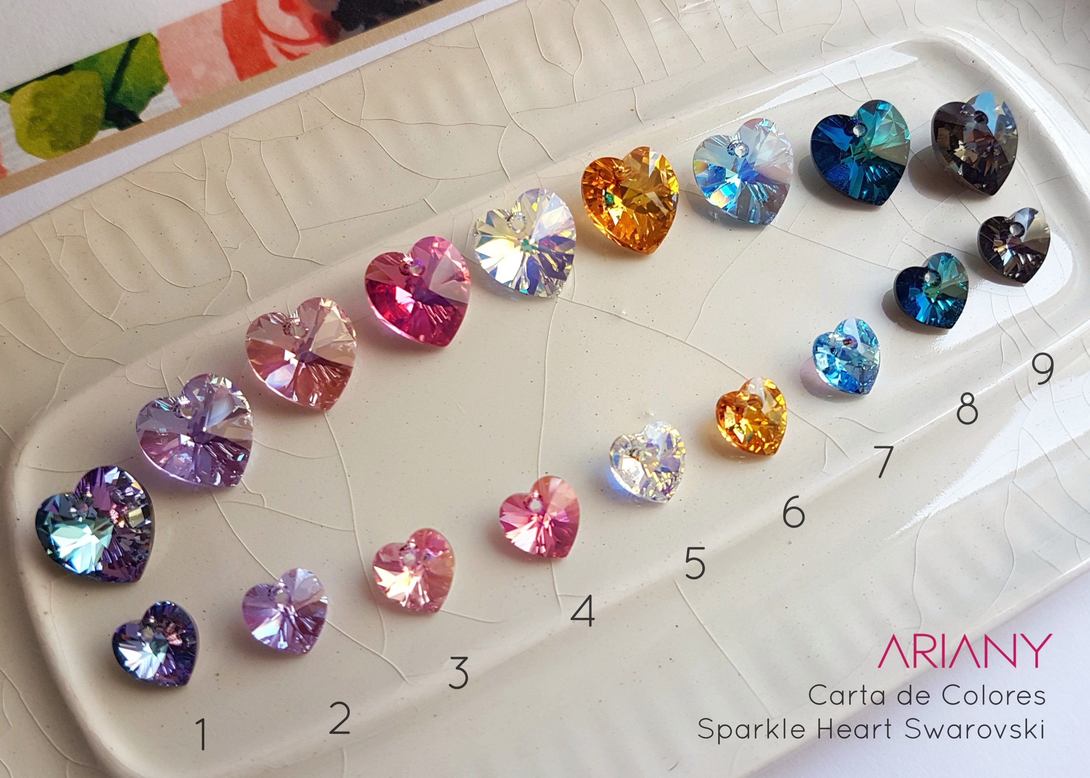 Cadena Corazón Swarovski - Plata 925/950