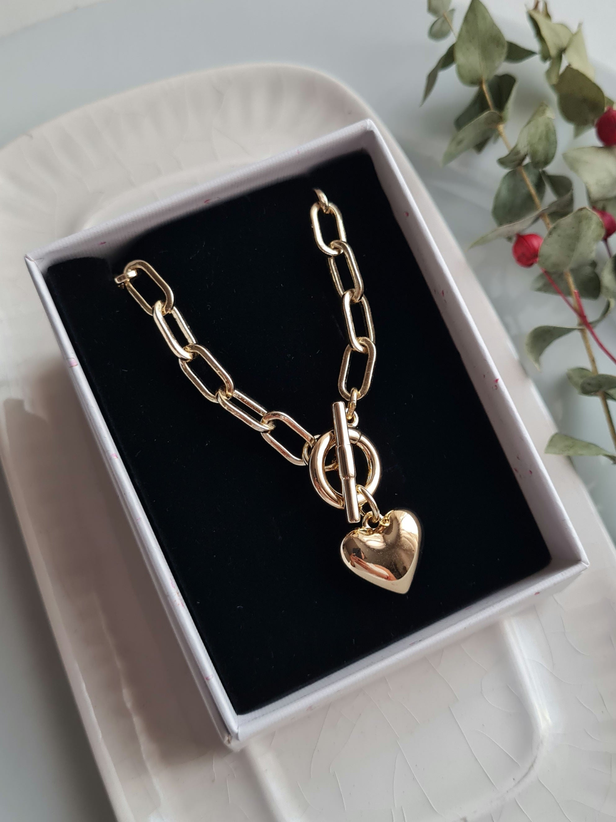 Pulsera Corazon - Golden