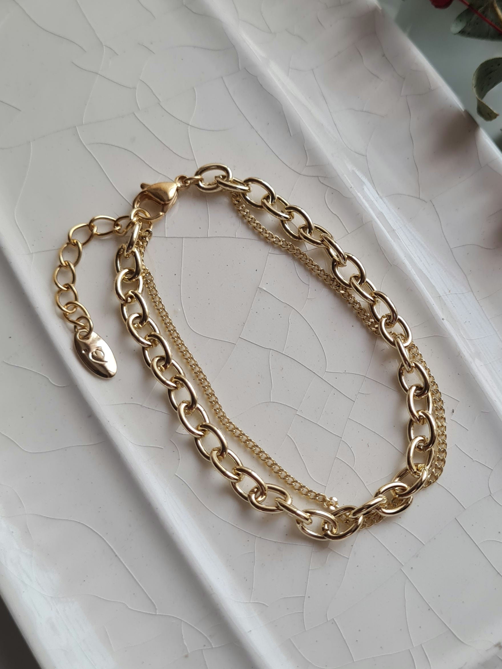 Pulsera Doble - Golden