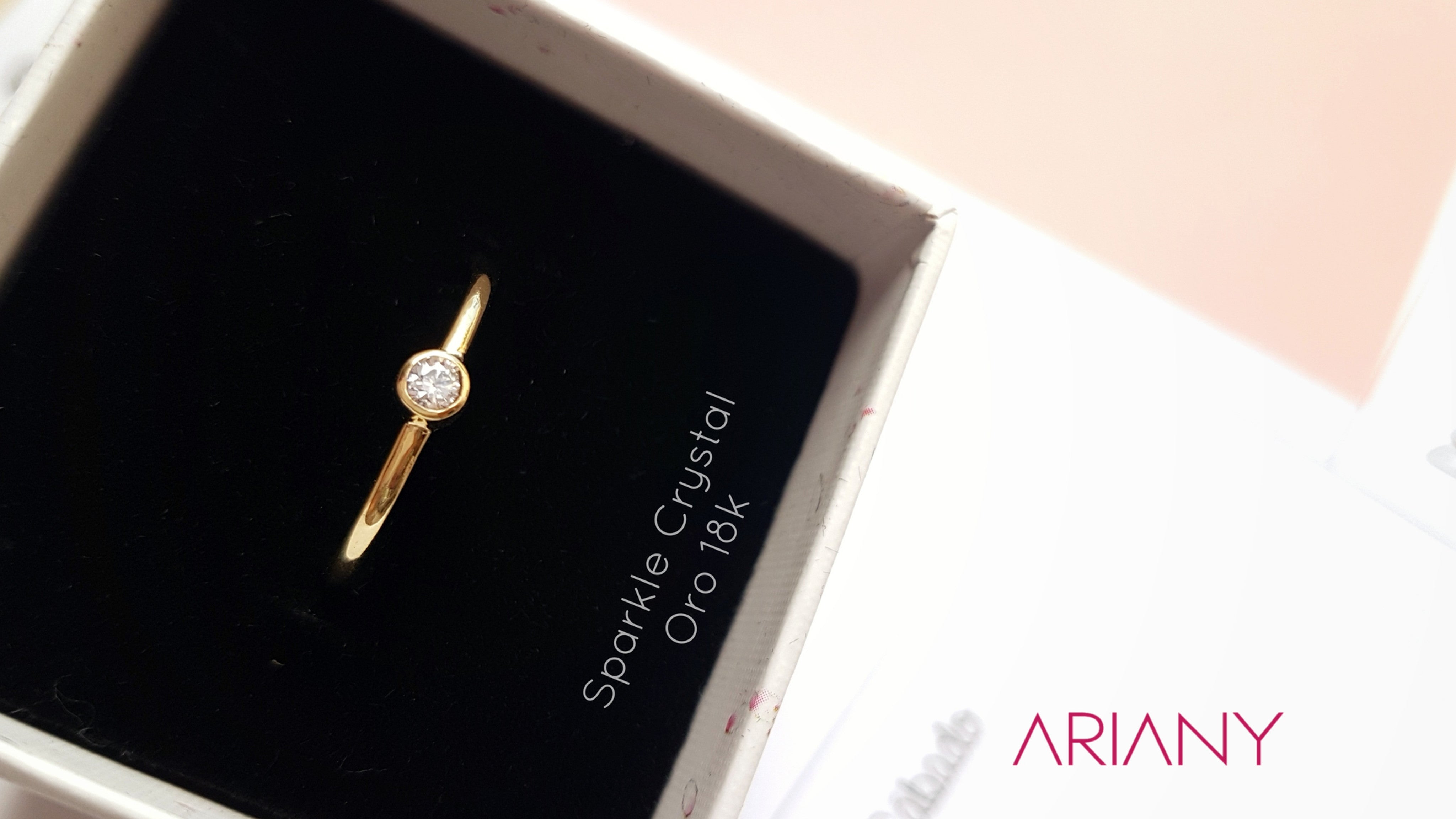 Anillo Swarovski Sparkle  - Oro 18k