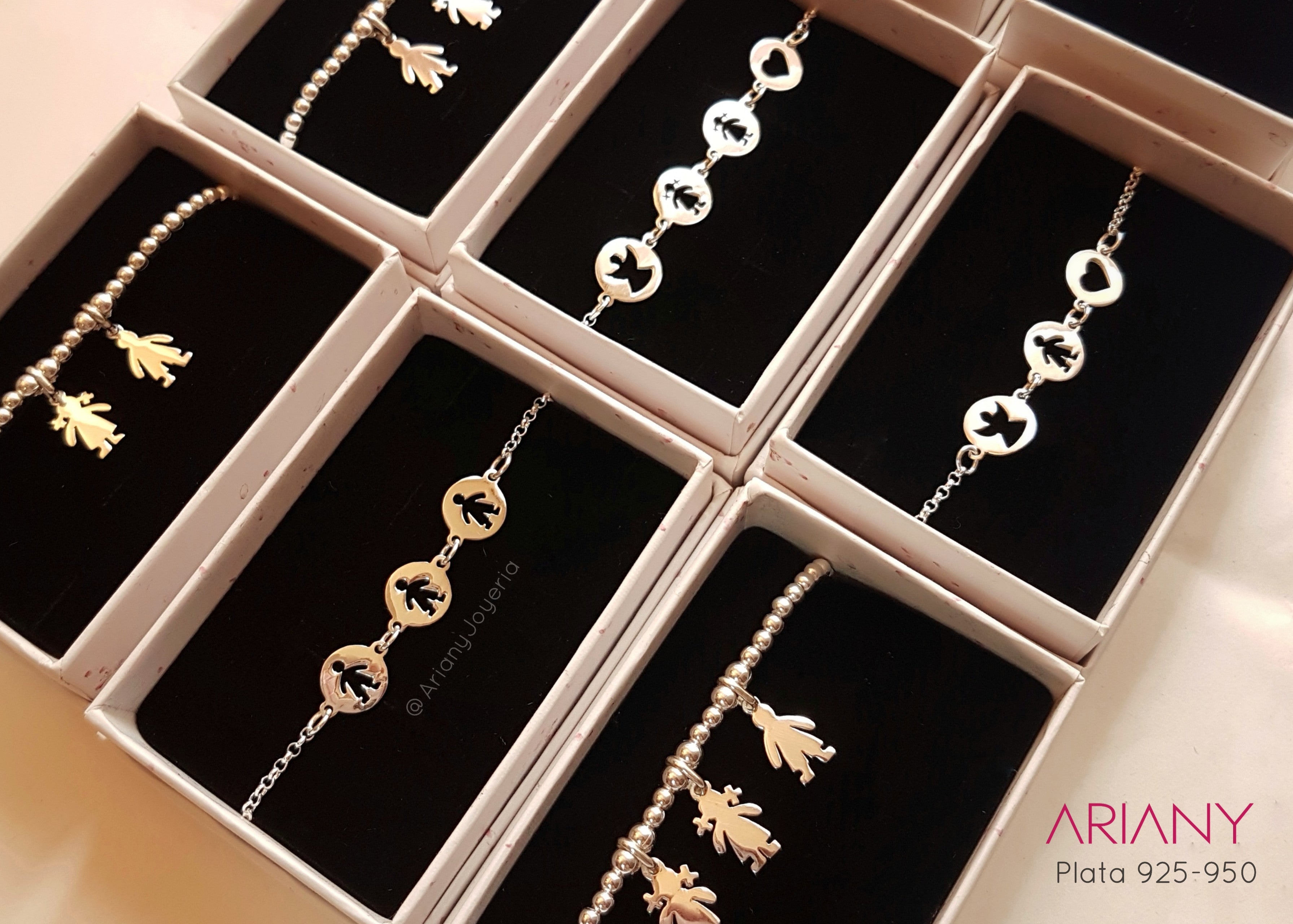 Pulsera Silver Dots Personalizable - P925/950
