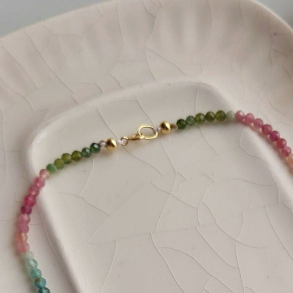 Pulsera Turmalinas "Amor & Merecimiento" - Oro 18k