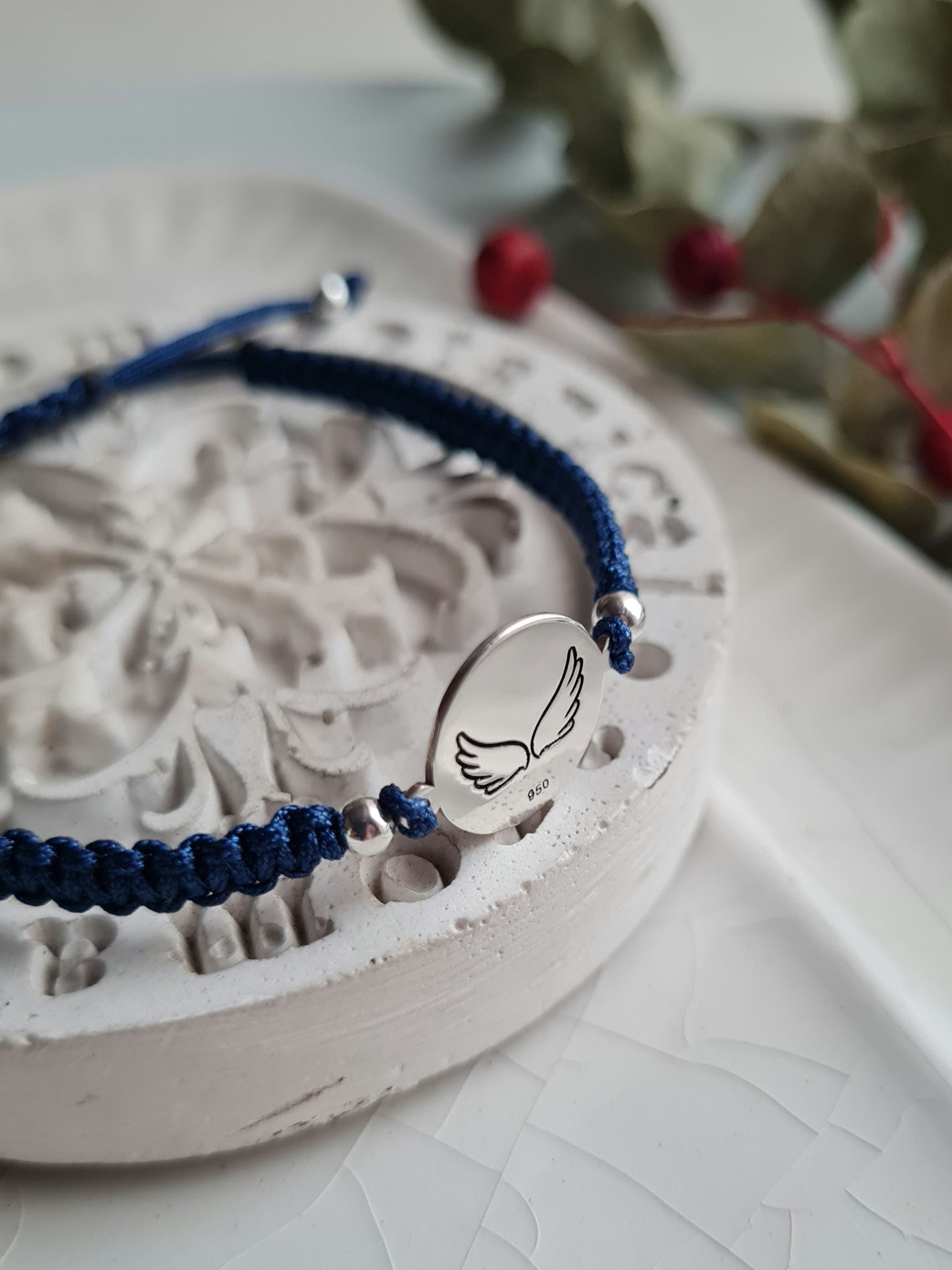 Pulsera tejida Sello Arcangel Miguel - P950