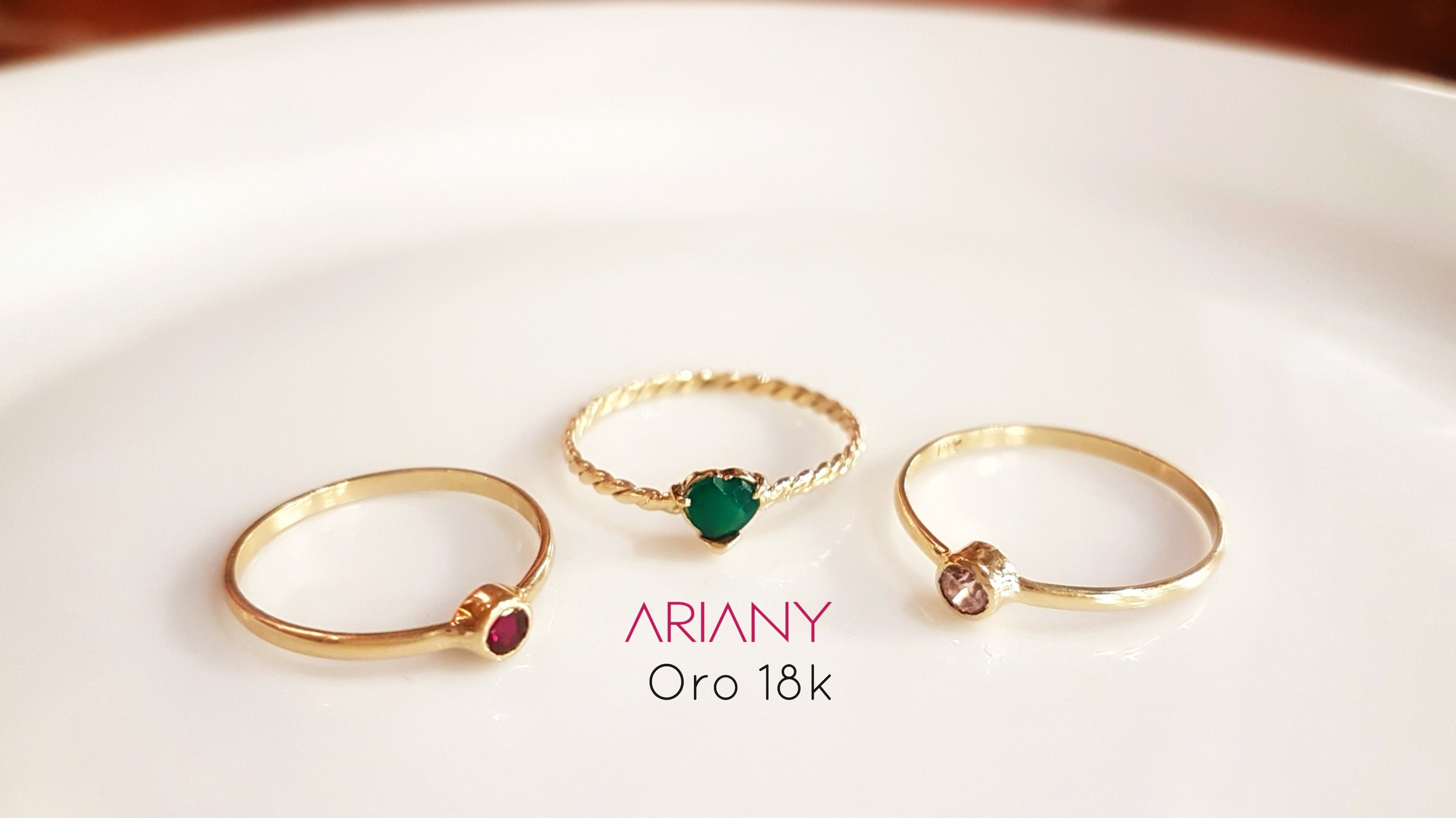 Anillo Rubi Sparkle  - Oro 18k