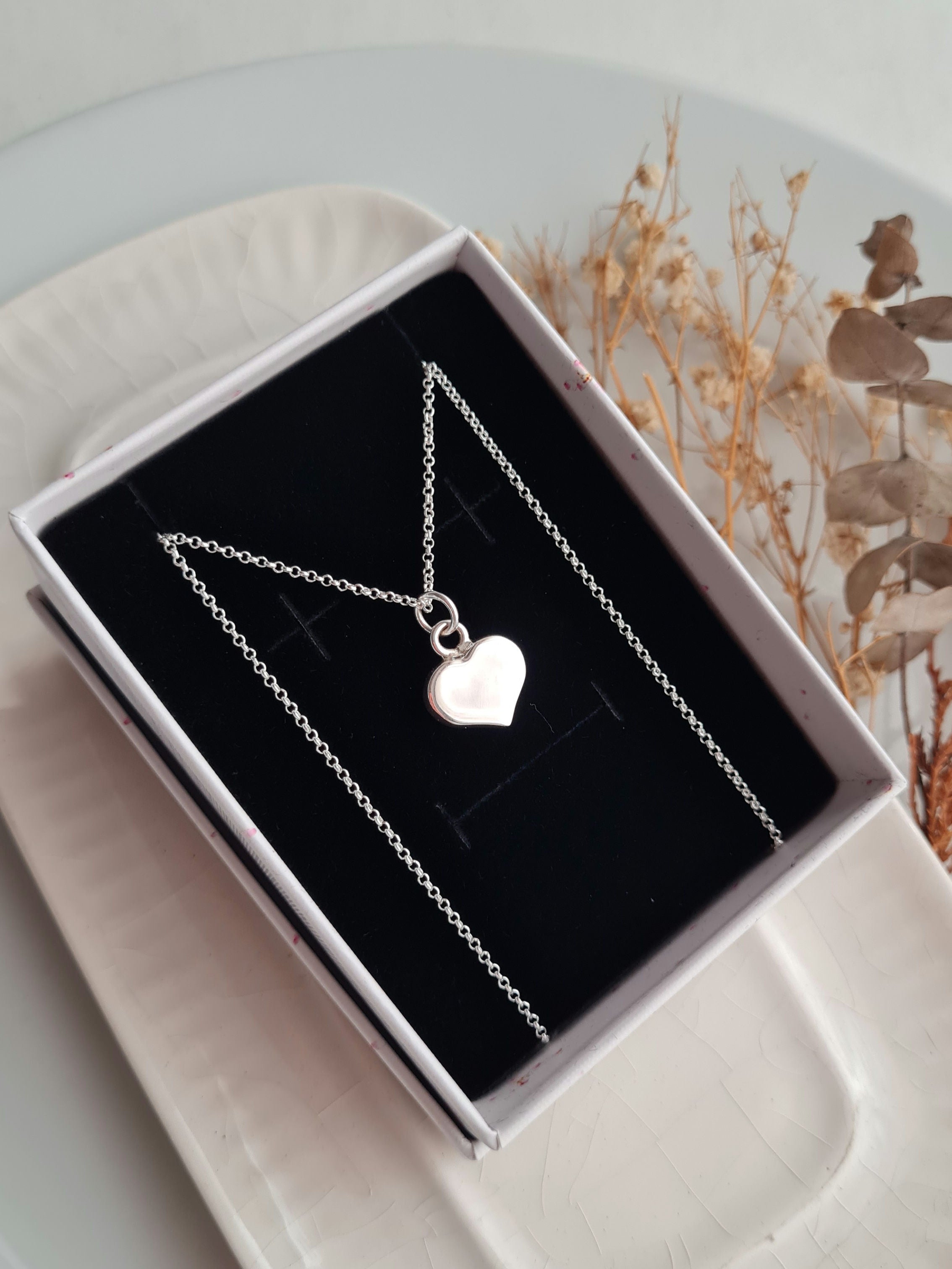 Cadena Corazón Personalizable - Plata 925/950