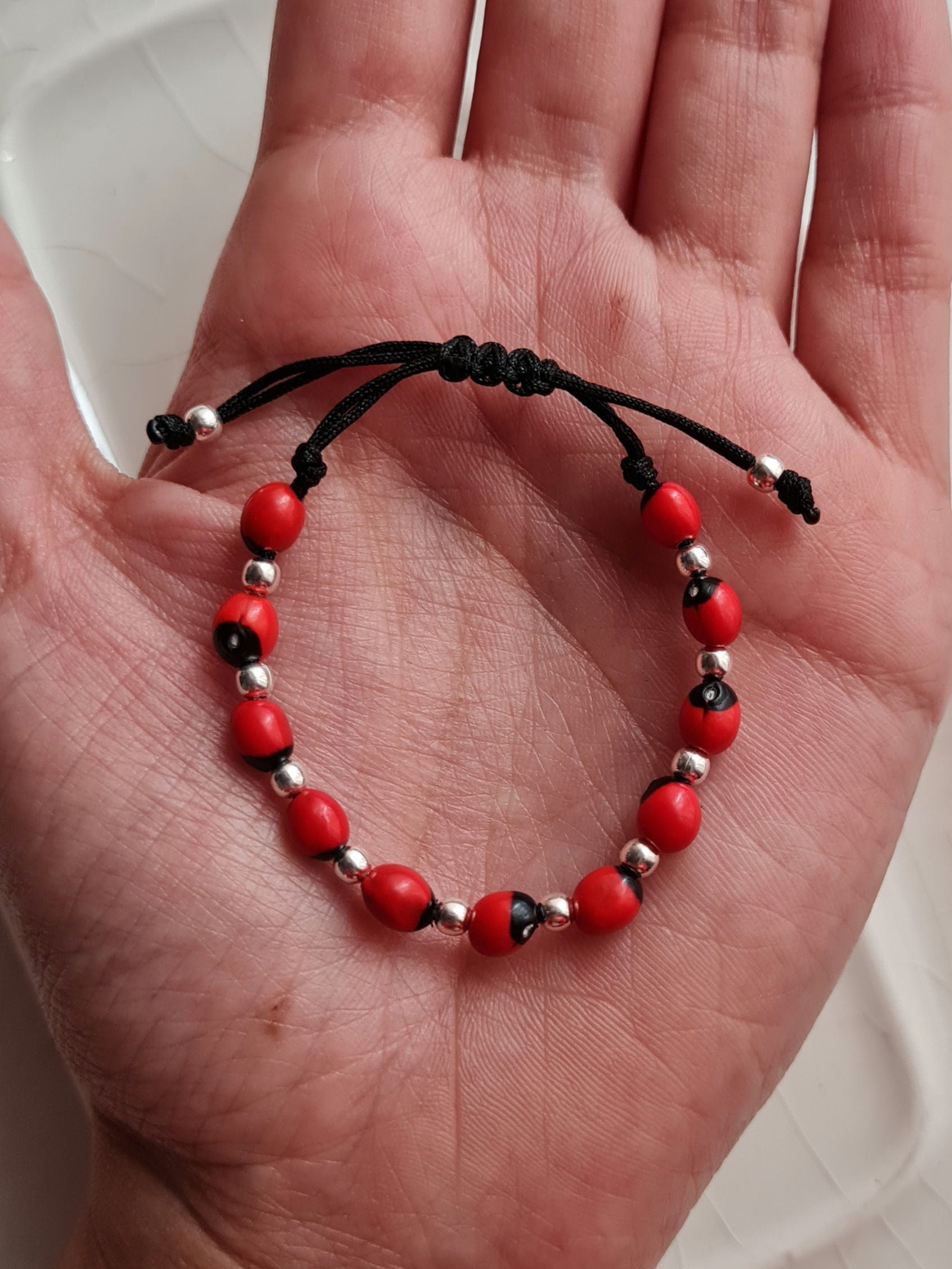 Pulsera Huayruro Classic - Plata 925