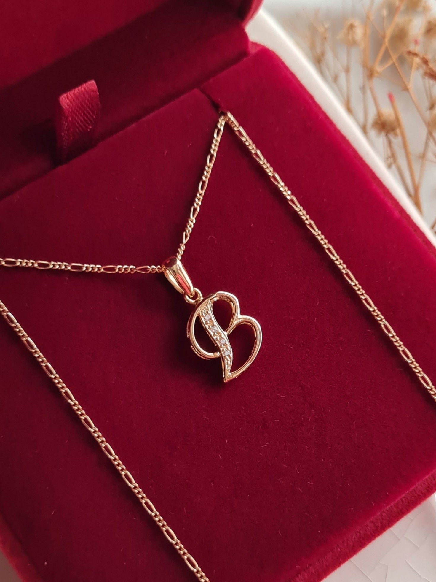 Dije Inicial Swarovski - Oro 18k
