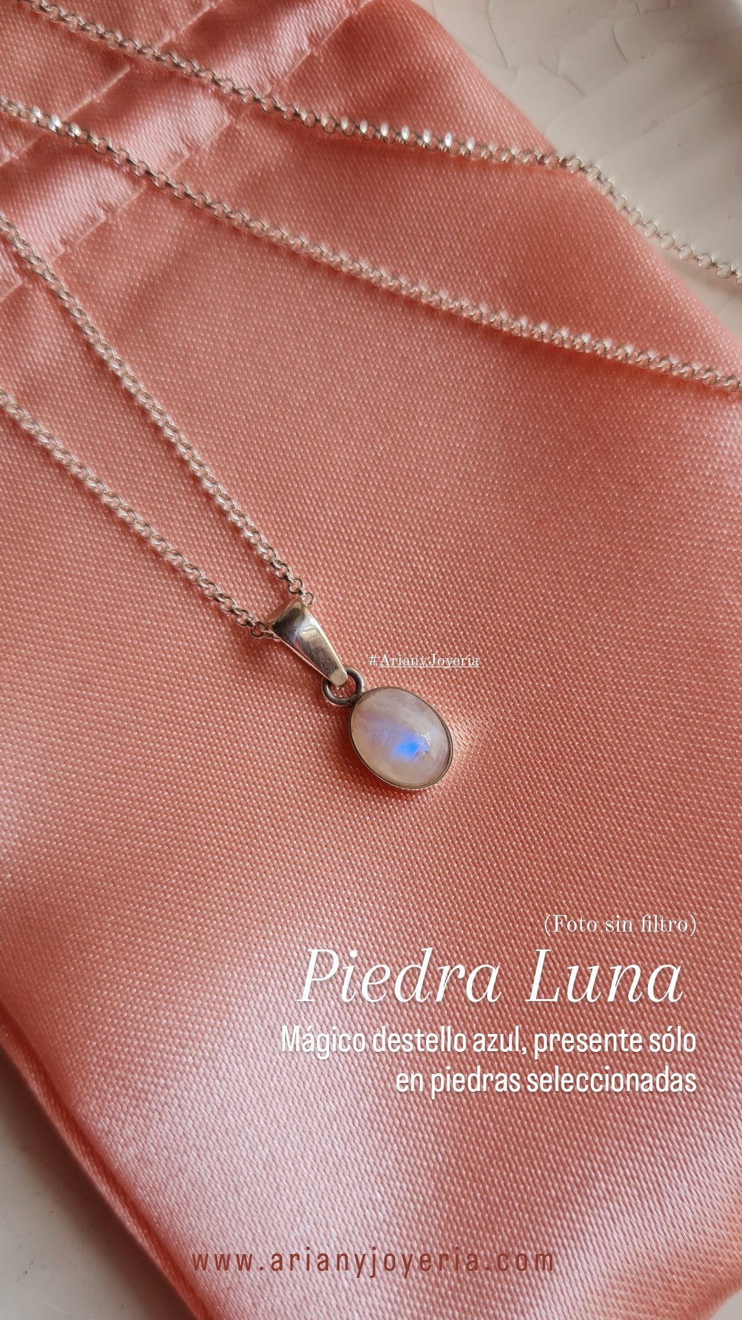 Cadena Piedra Luna - P925/950