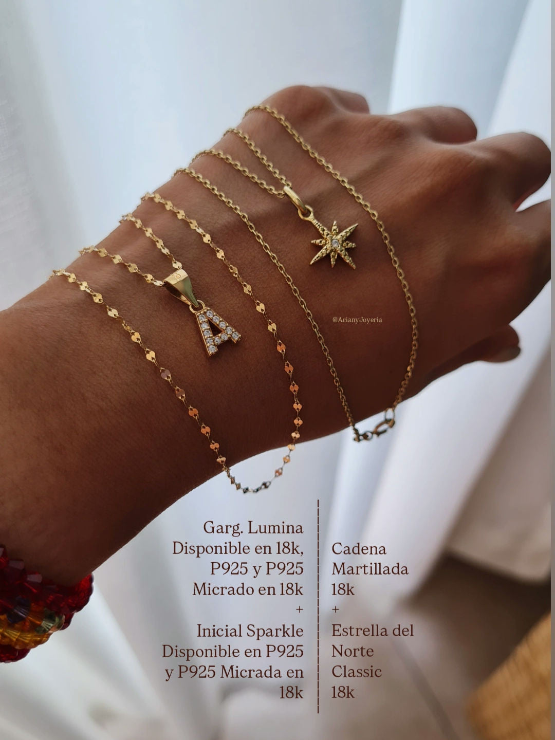 Cadena Lumina Italiana - Oro 18k