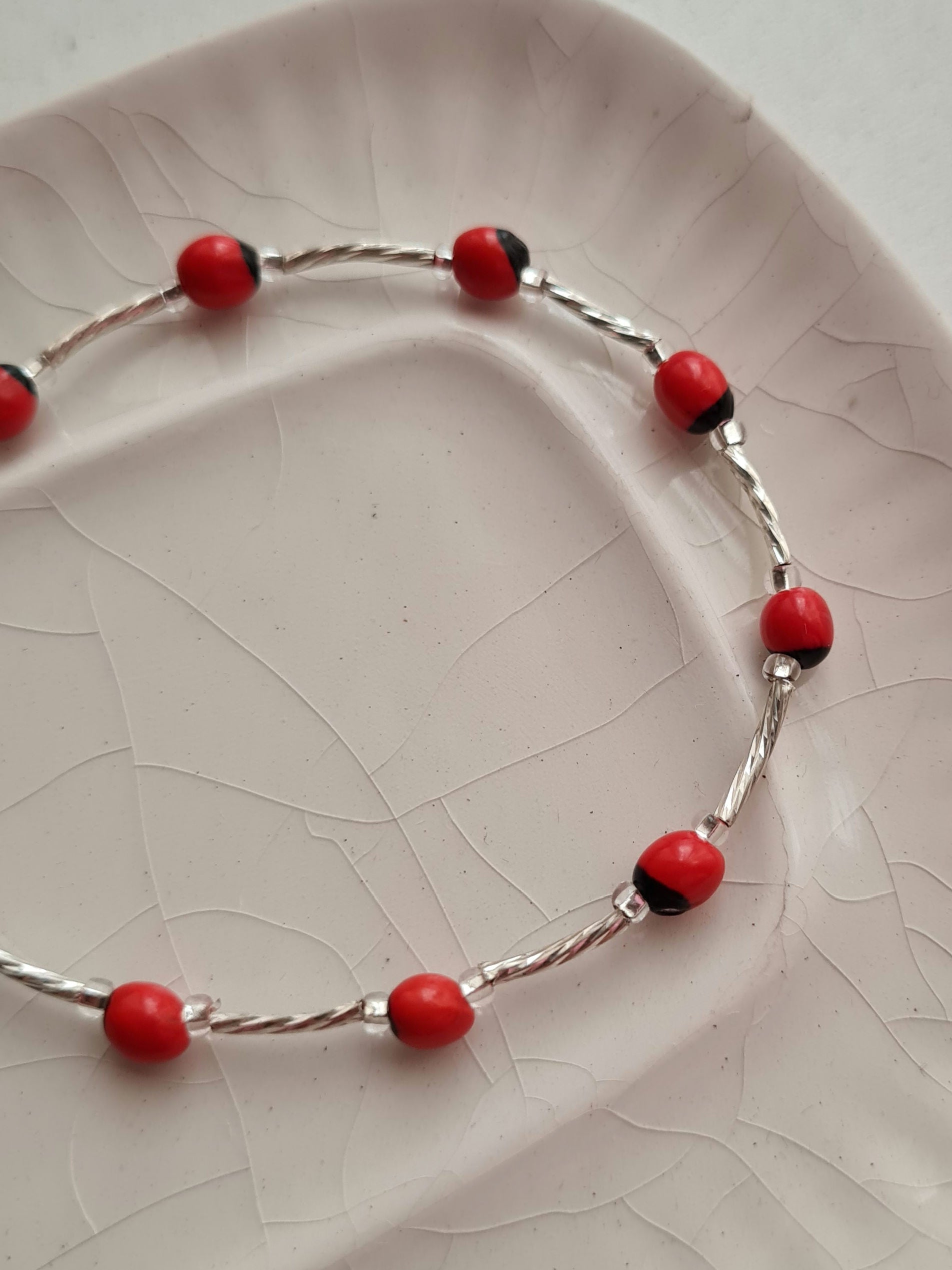 Pulsera Canutto & Huayruros - Plata 950