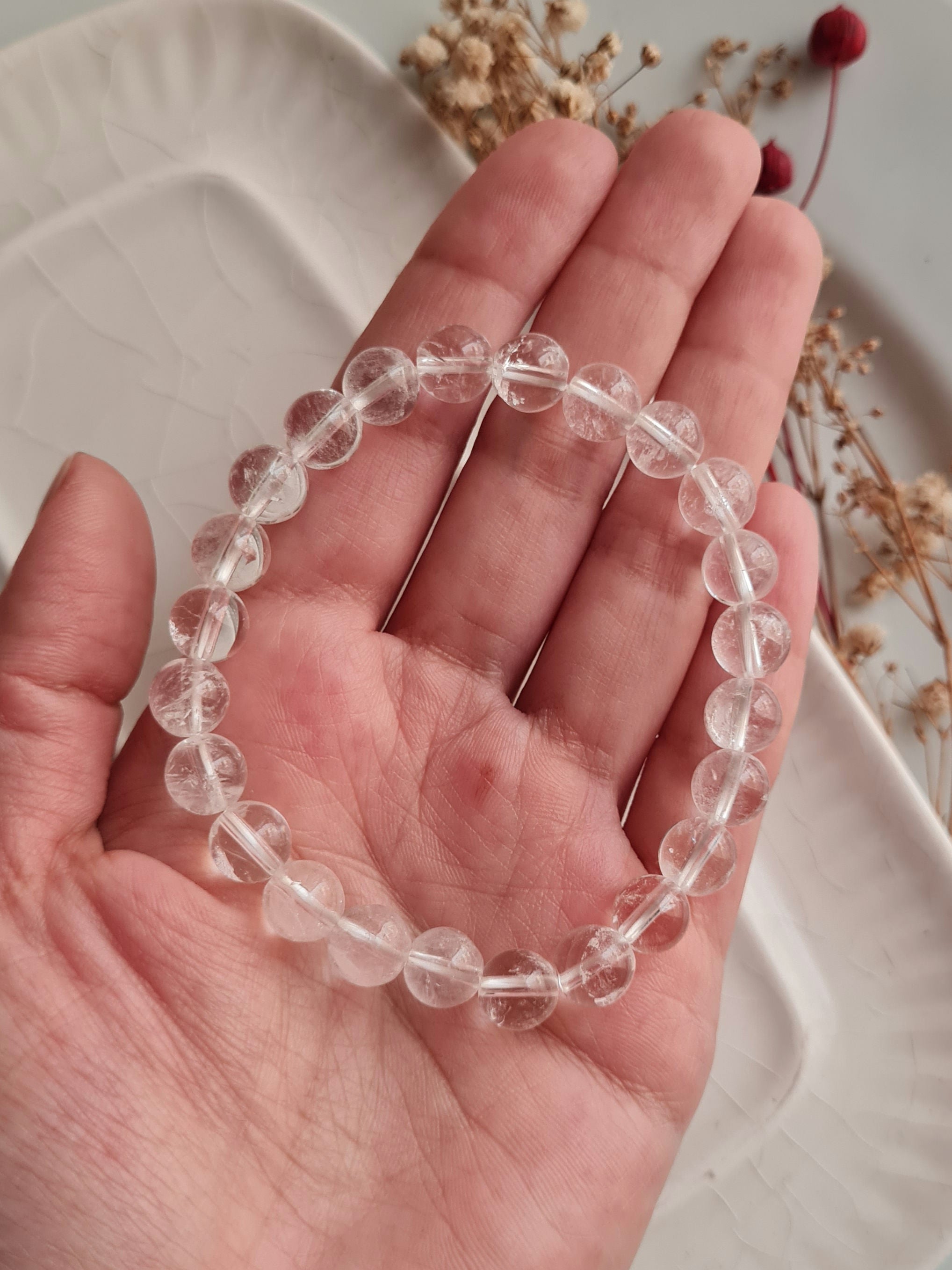 Pulsera Cuarzo Cristal - Paz & Balance