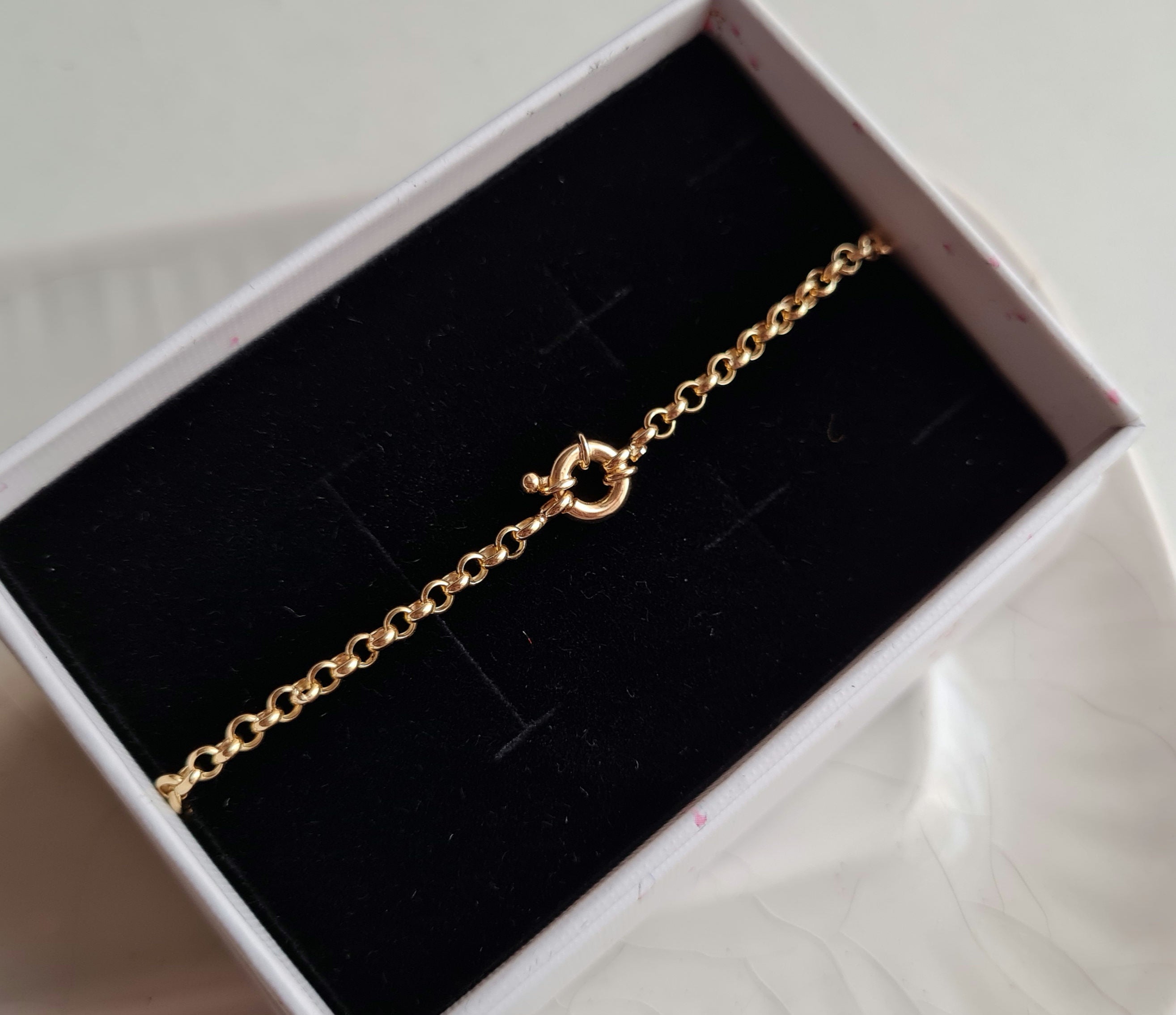 Pulsera Rolo Thin - Oro 18k