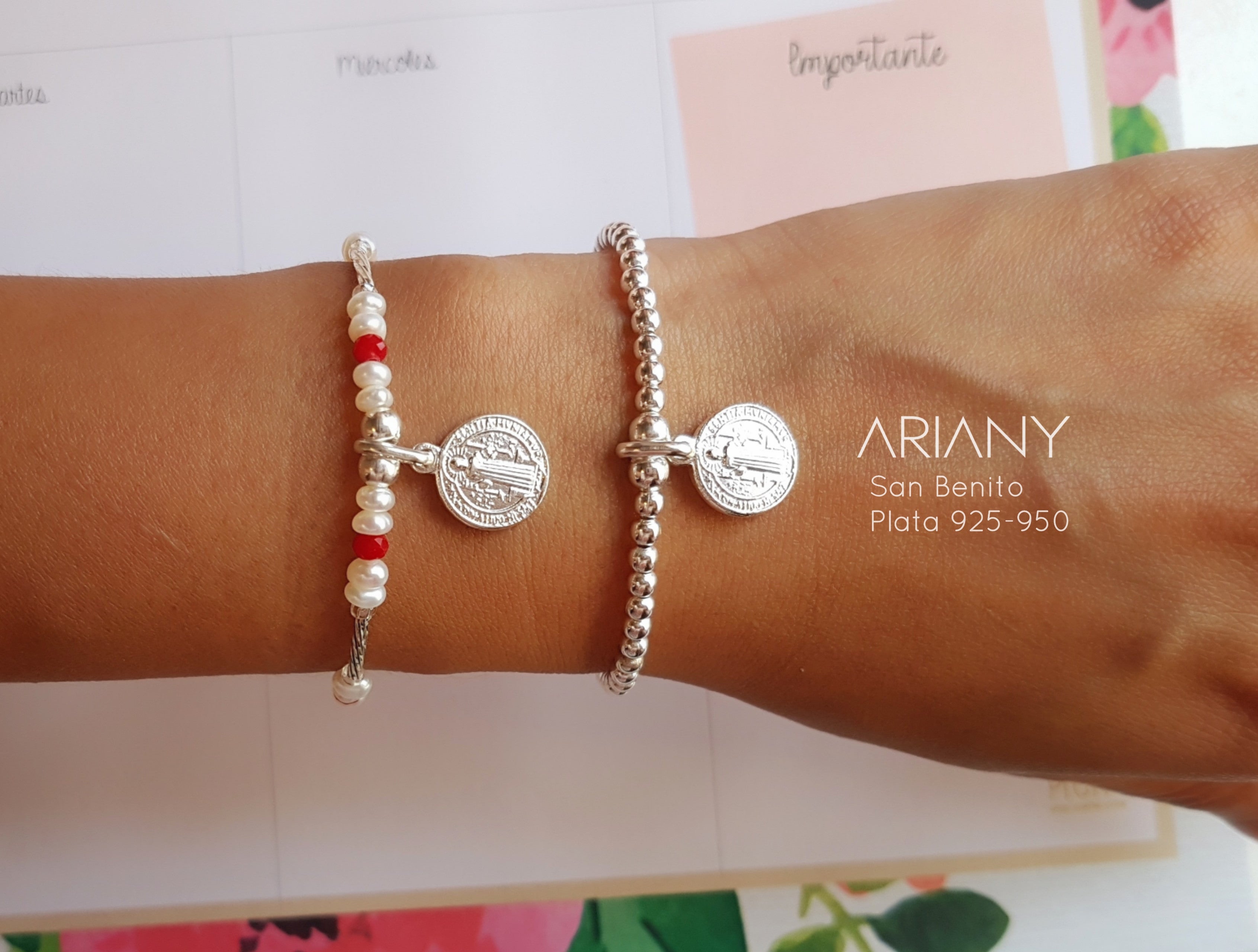 Pulsera Silver Dots San Benito - P925/950