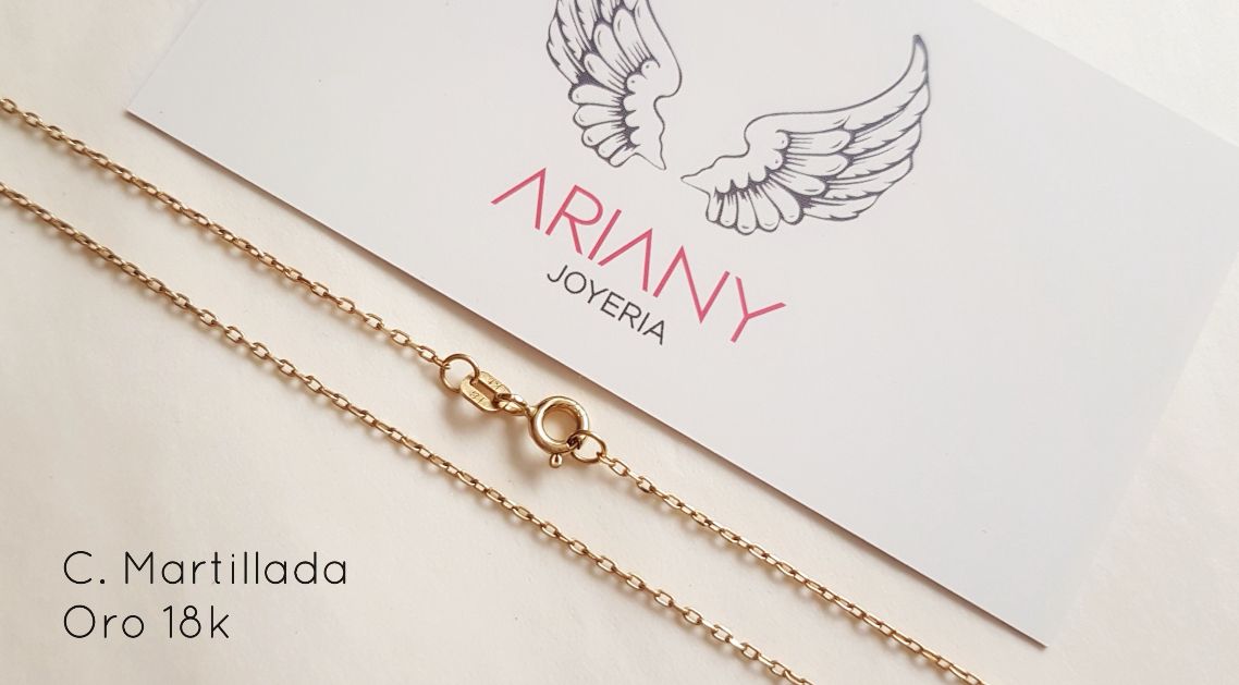 Cadena Martillada - Oro 18k
