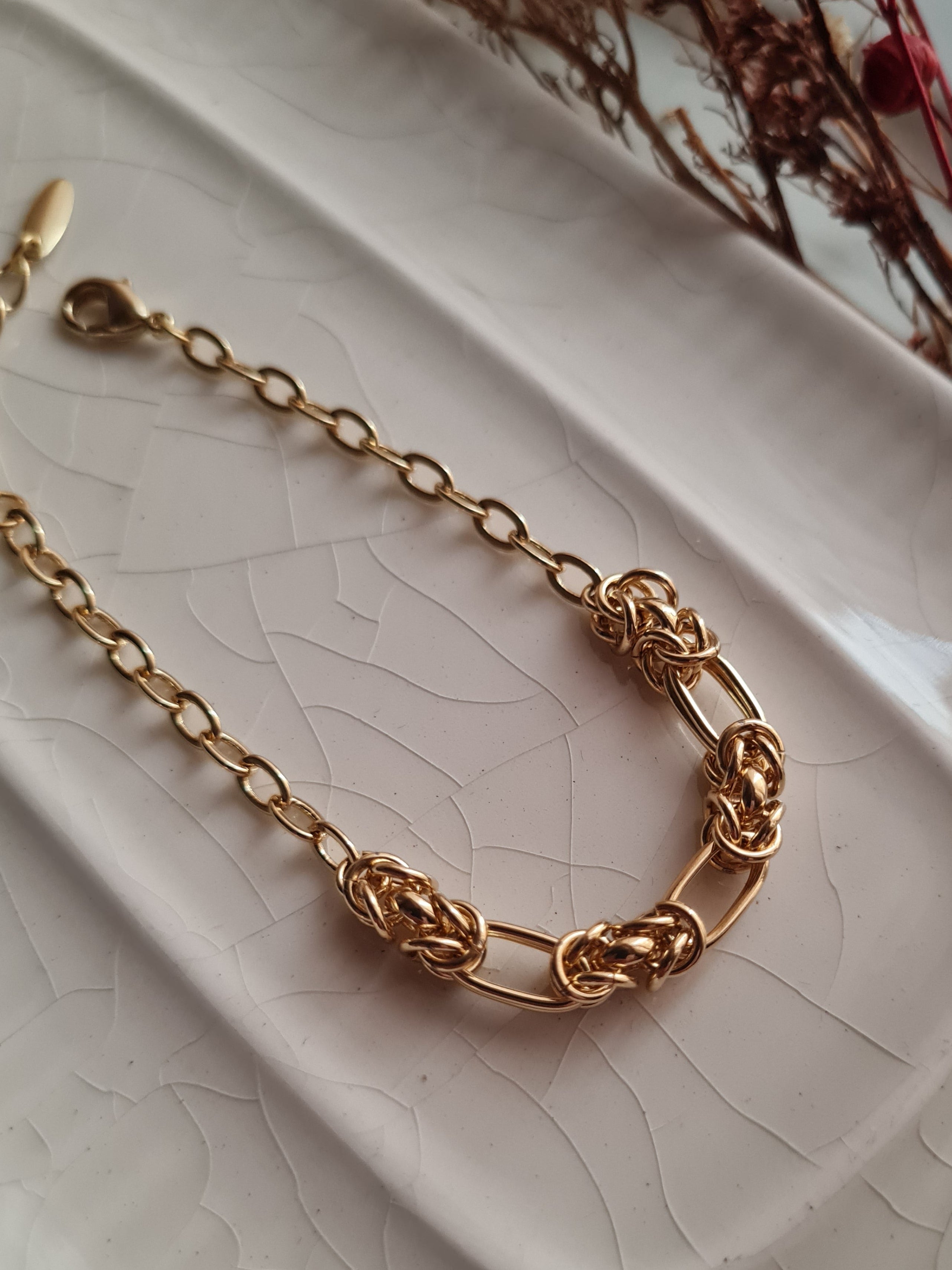 Pulsera Bizantina - Golden