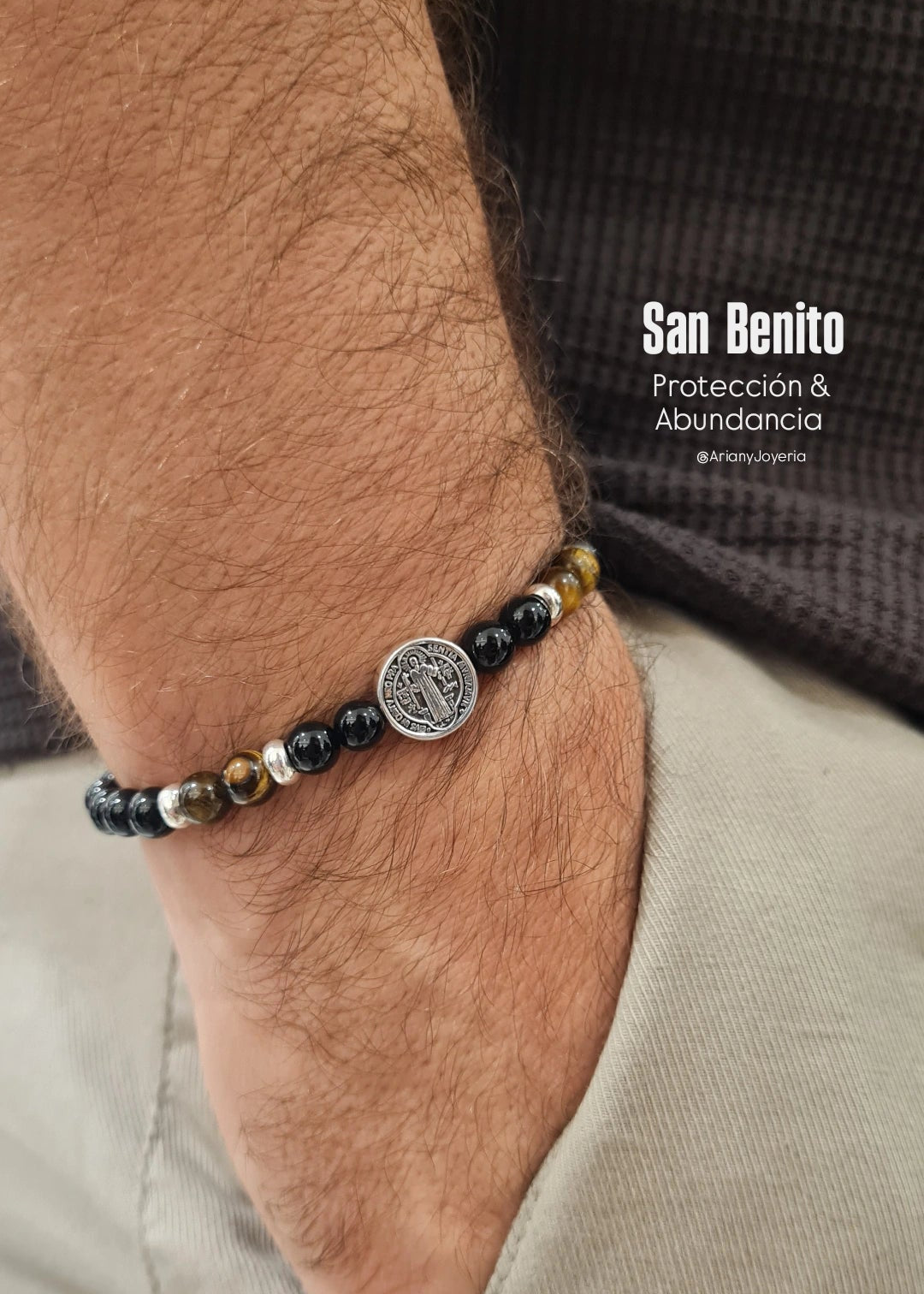 Pulsera San Benito: Proteccion & Abundancia - P950