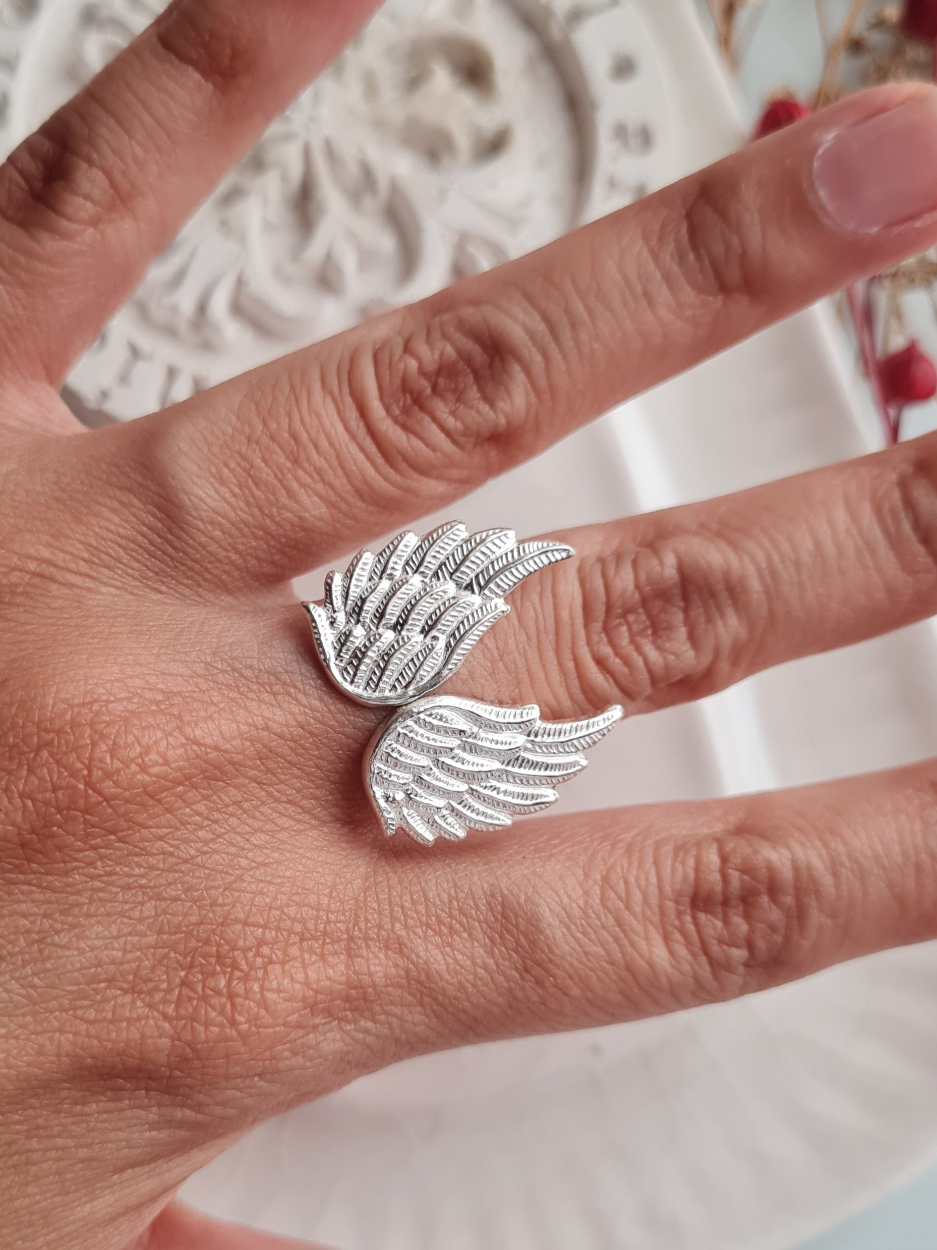 Anillo Alas Maxi Recogidas - P950