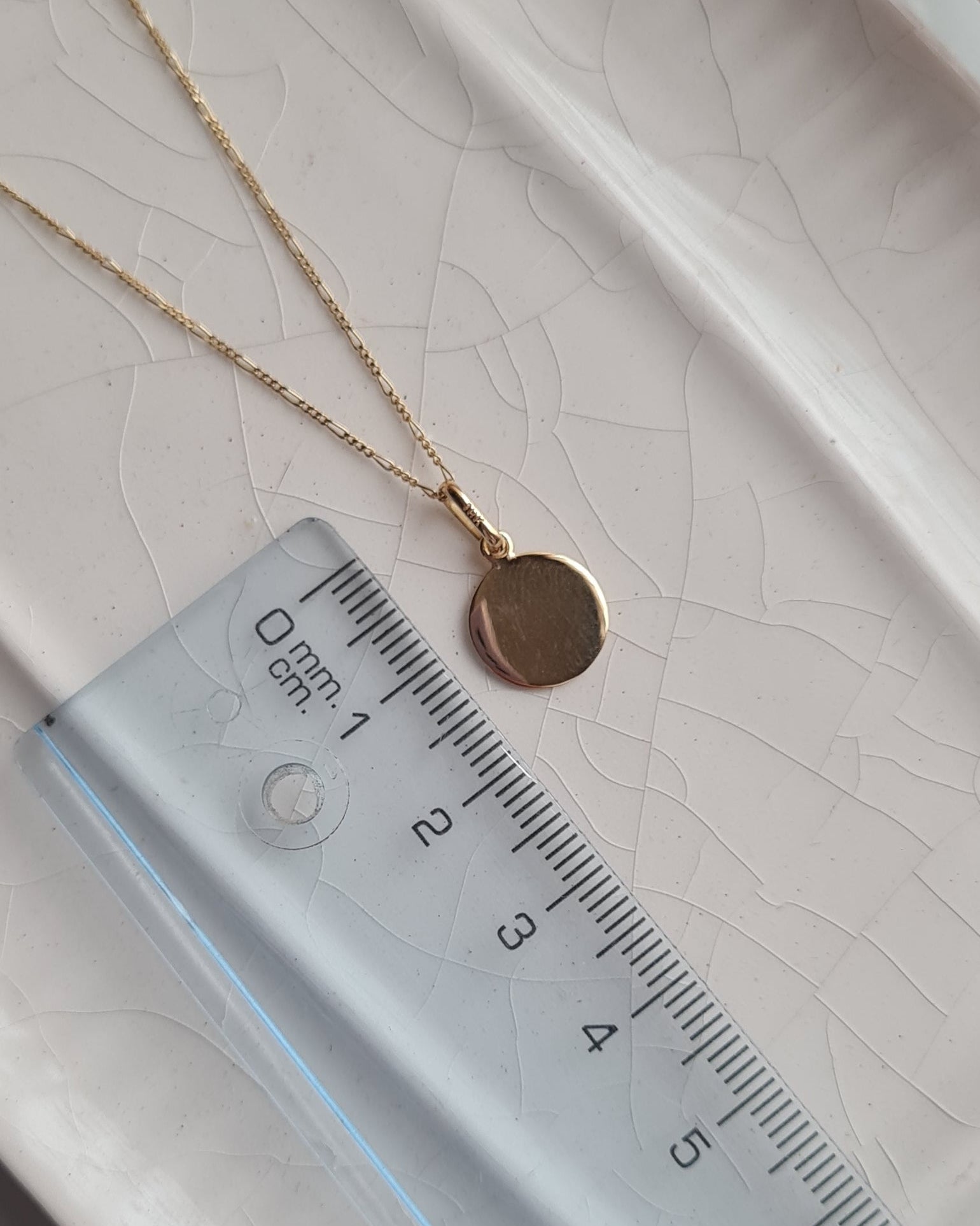 Dije Personalizable Redondo - Oro 18k