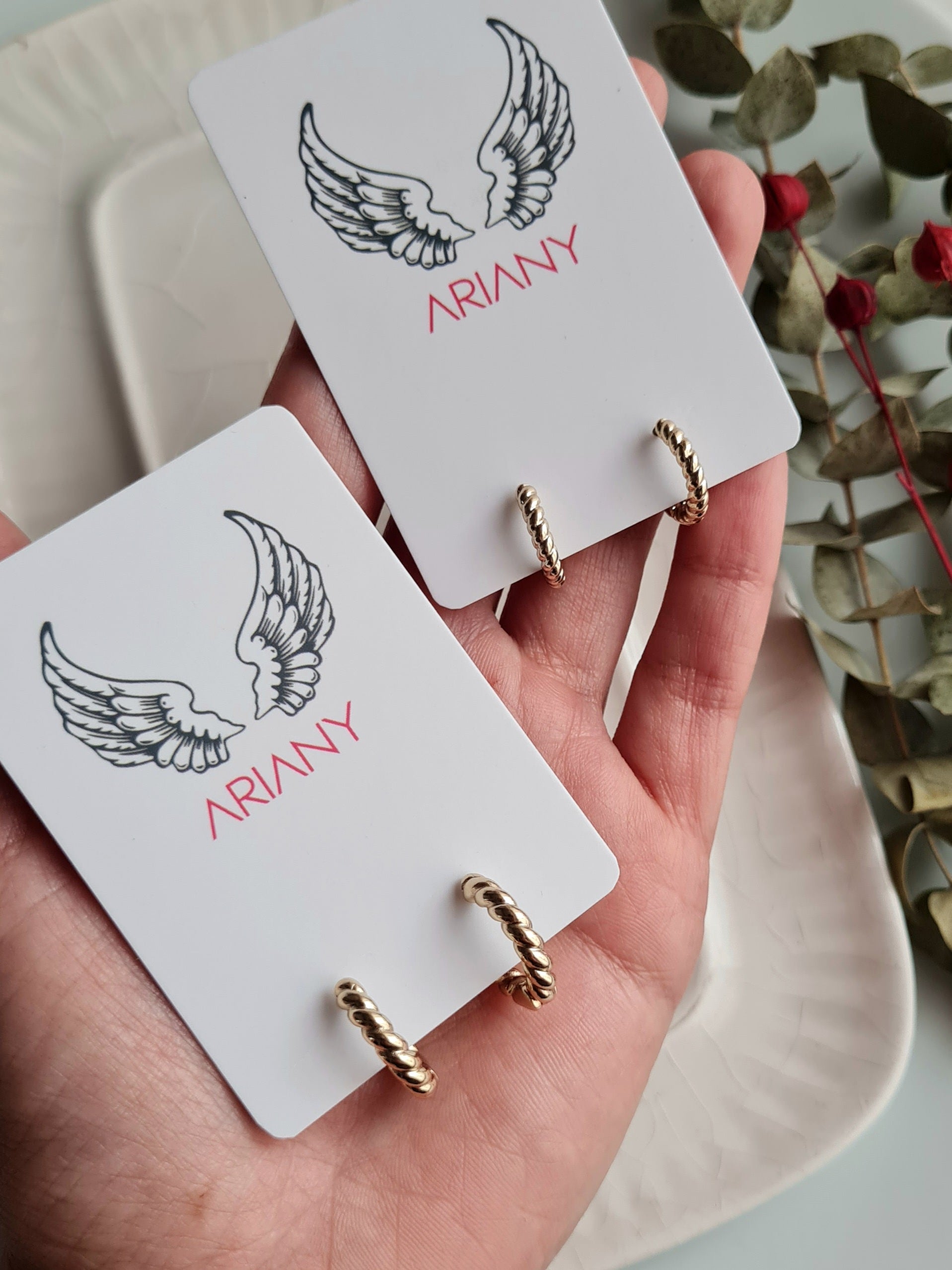 Argollas Entorchadas - Golden