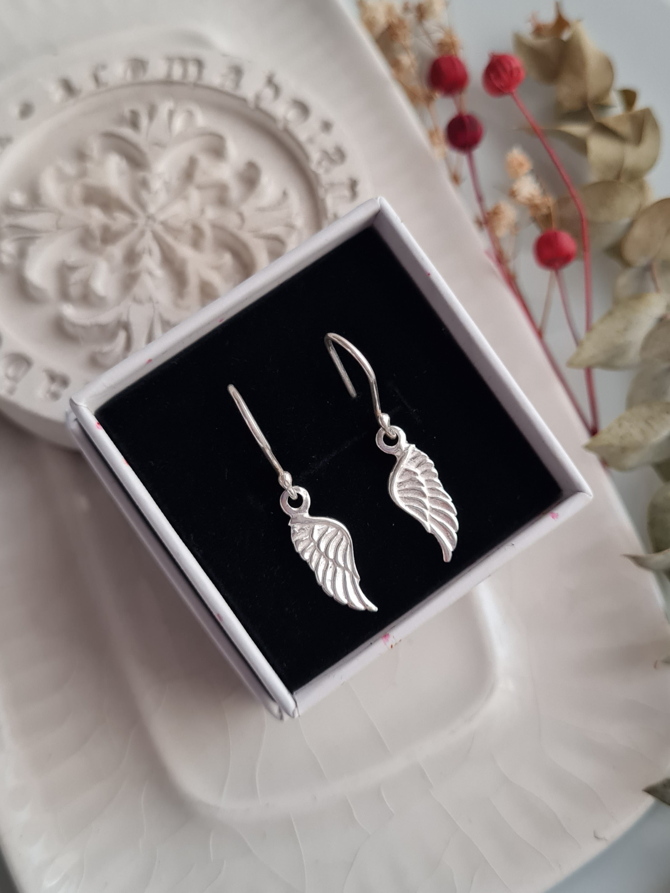 Aretes Alas Colgantes - P950