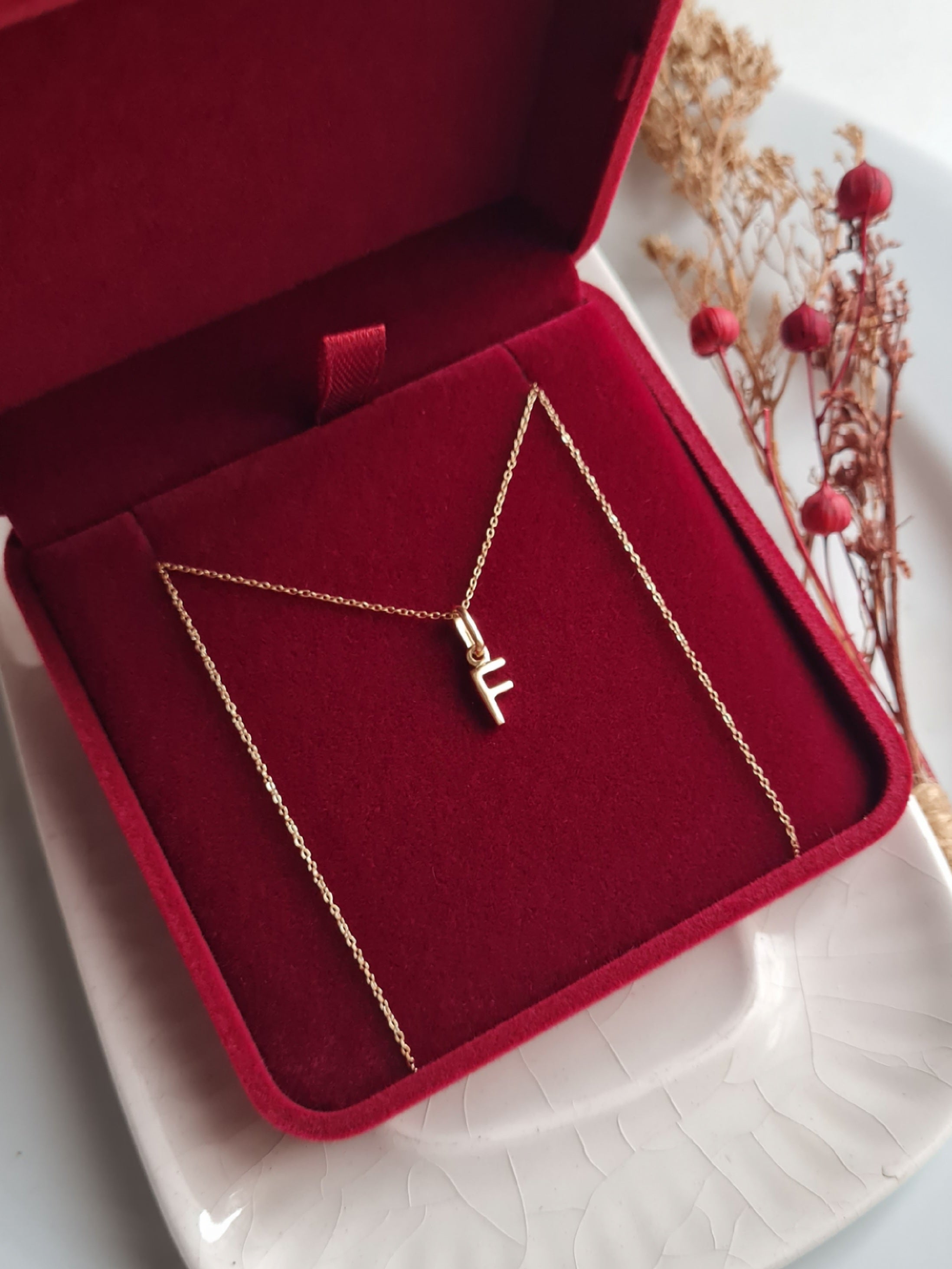 Inicial Minimalista, tu Amuleto Personal - Oro 18k