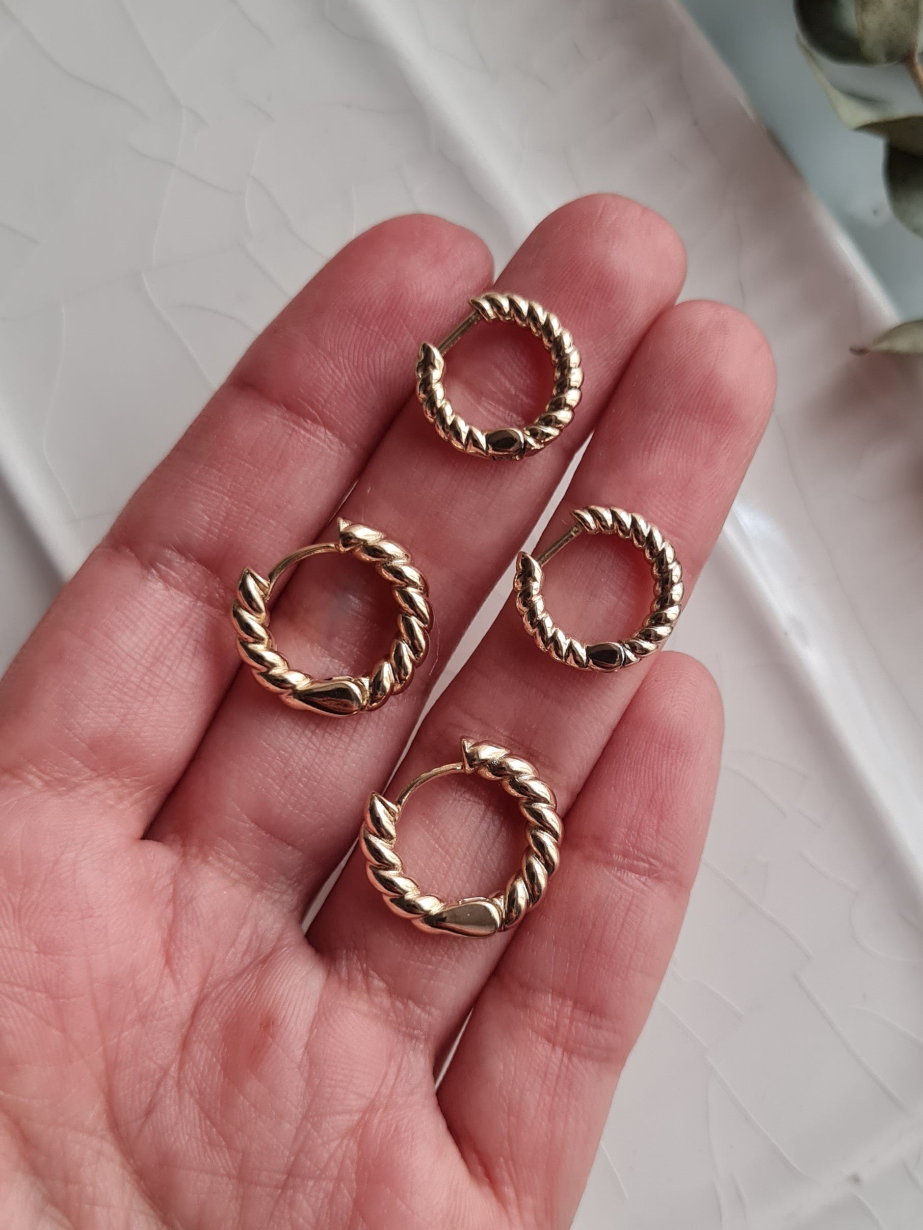 Argollas Entorchadas - Golden