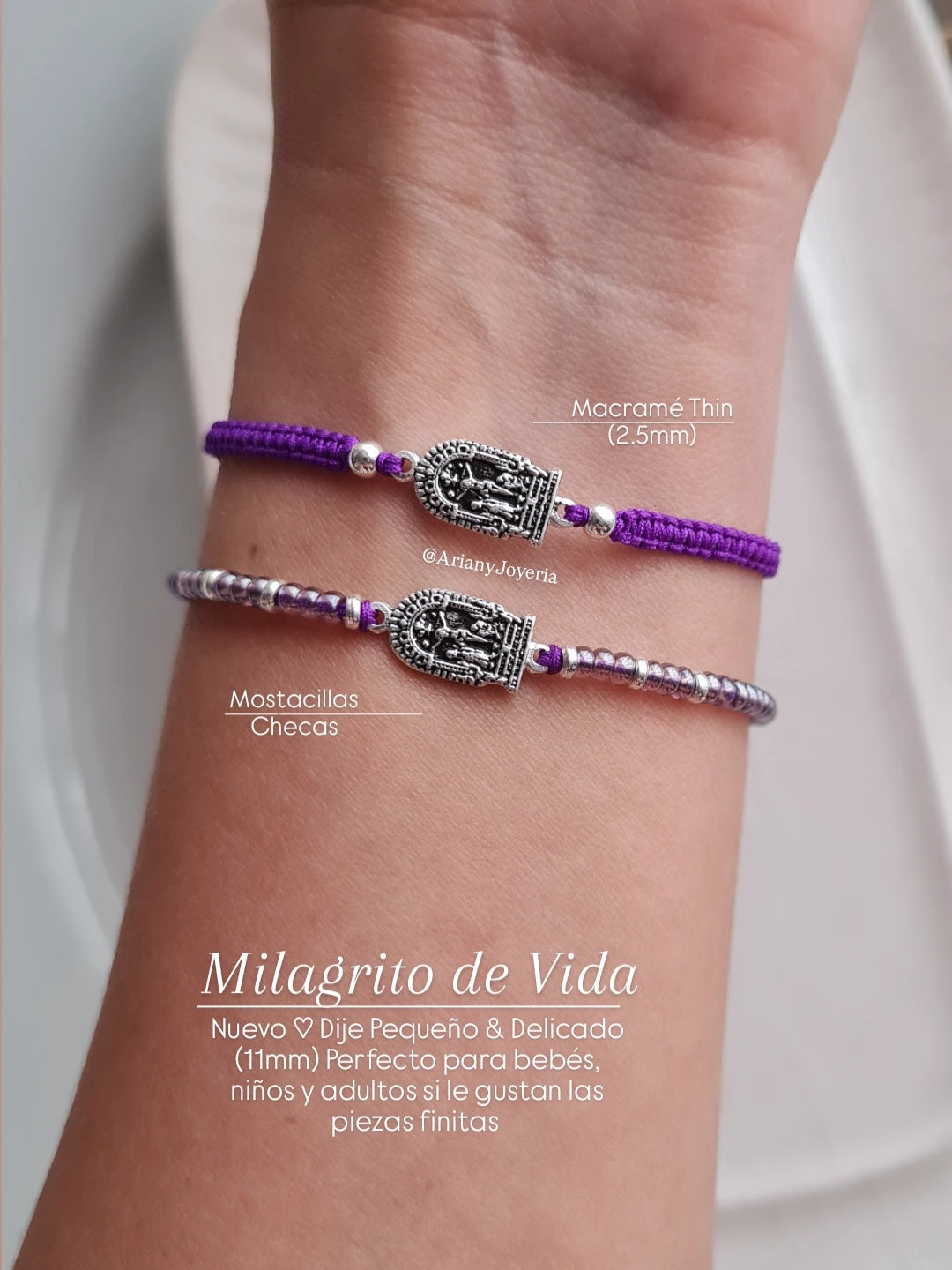 Pulsera Milagrito de Vida - Señor de los Milagros - P950